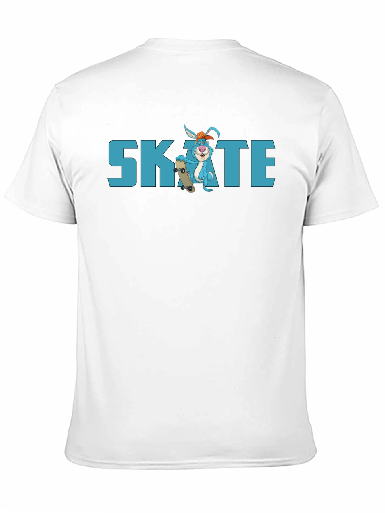 Skate Bunny T-Shirt - Black Cotton Tee