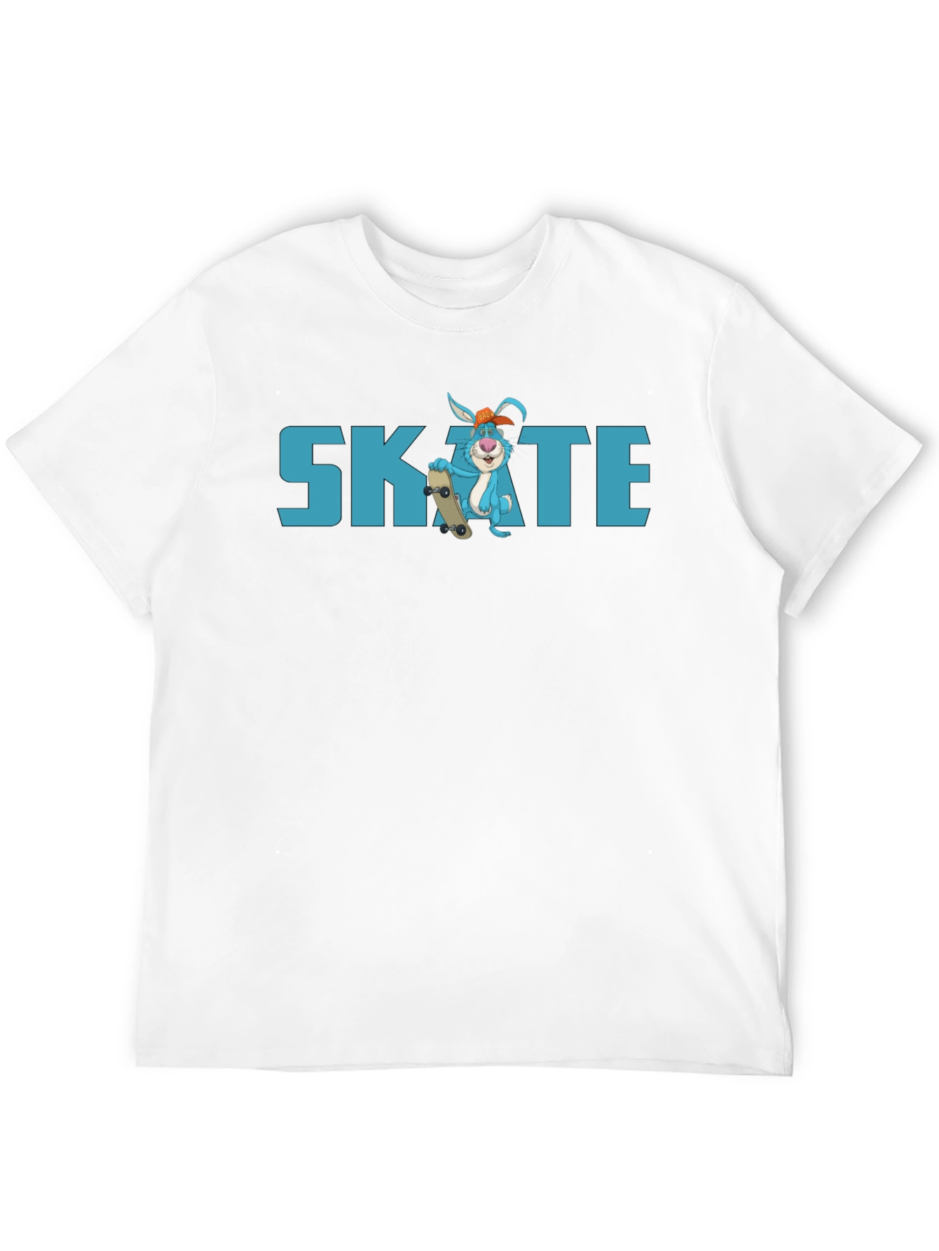Skate Bunny T-Shirt - Black Cotton Tee