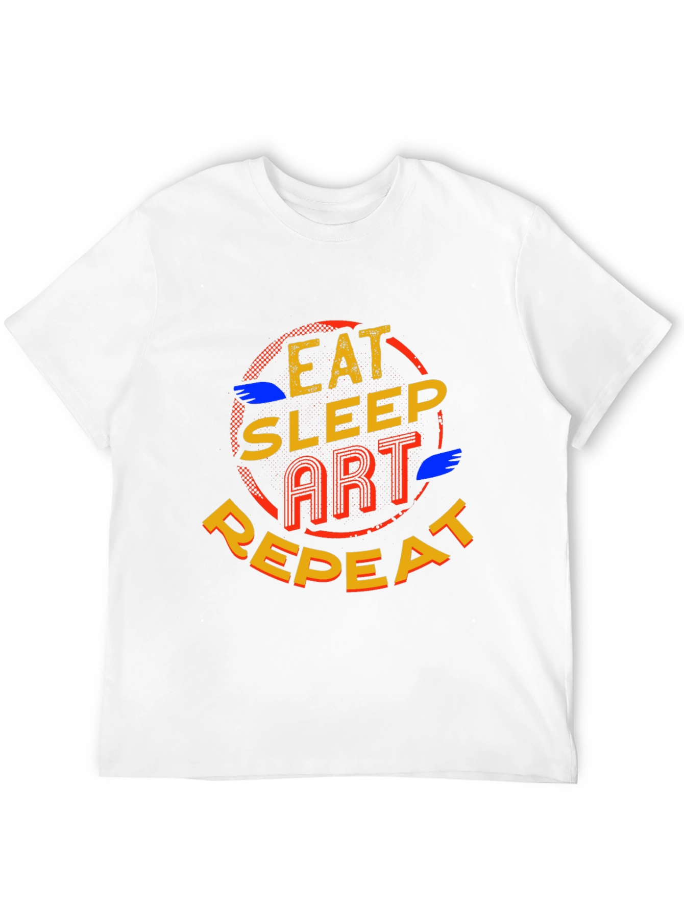 Eat Sleep Art Repeat Graphic Tee