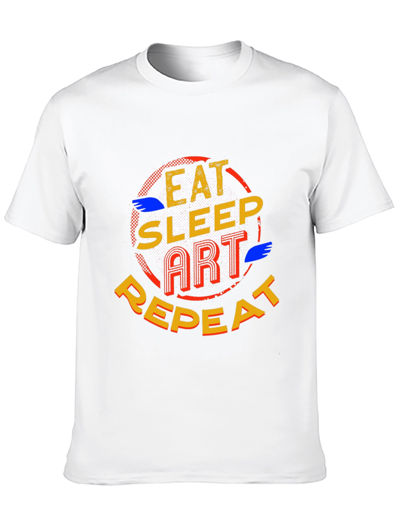 Eat Sleep Art Repeat Graphic Tee