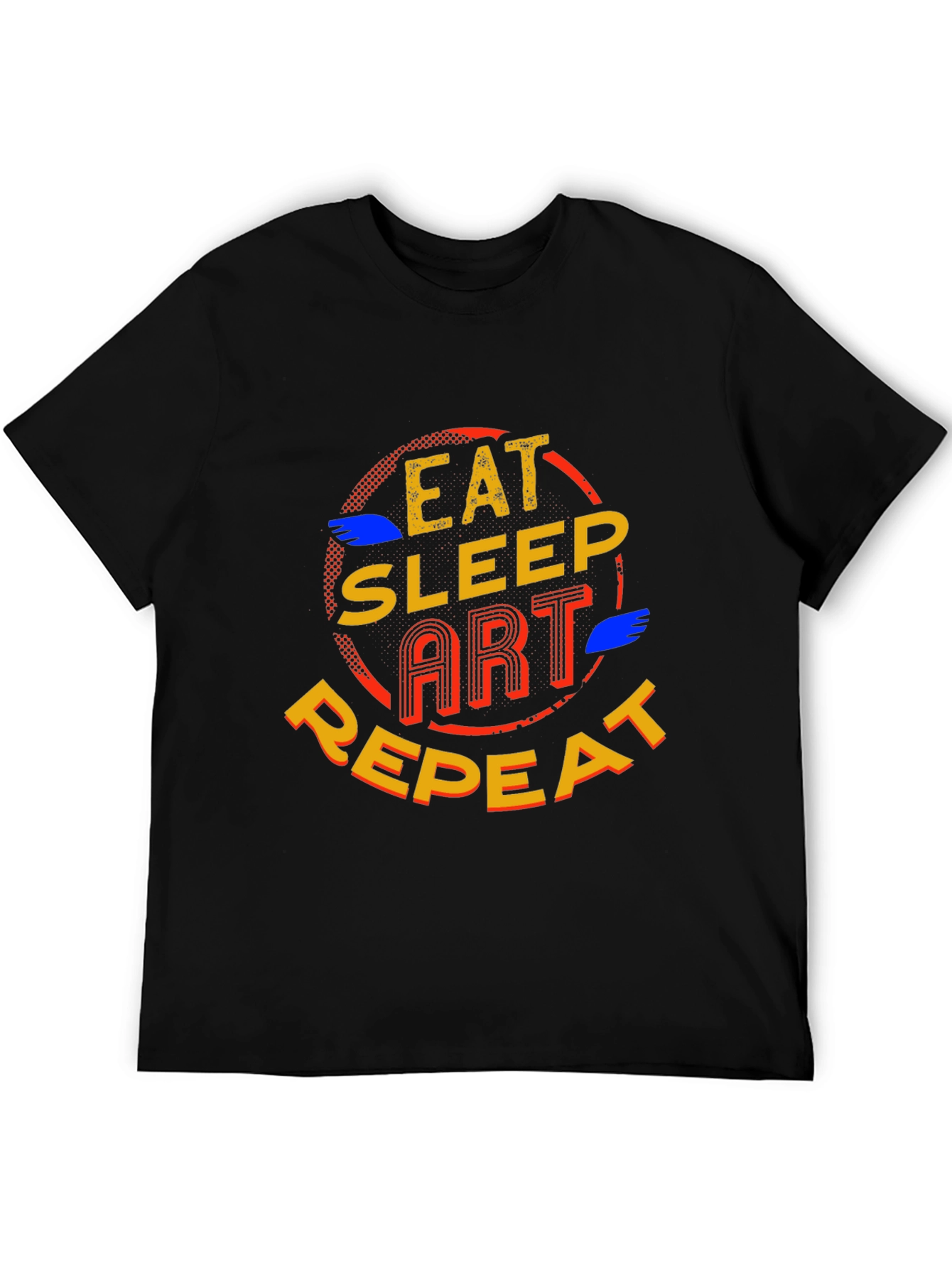 Eat Sleep Art Repeat Graphic Tee