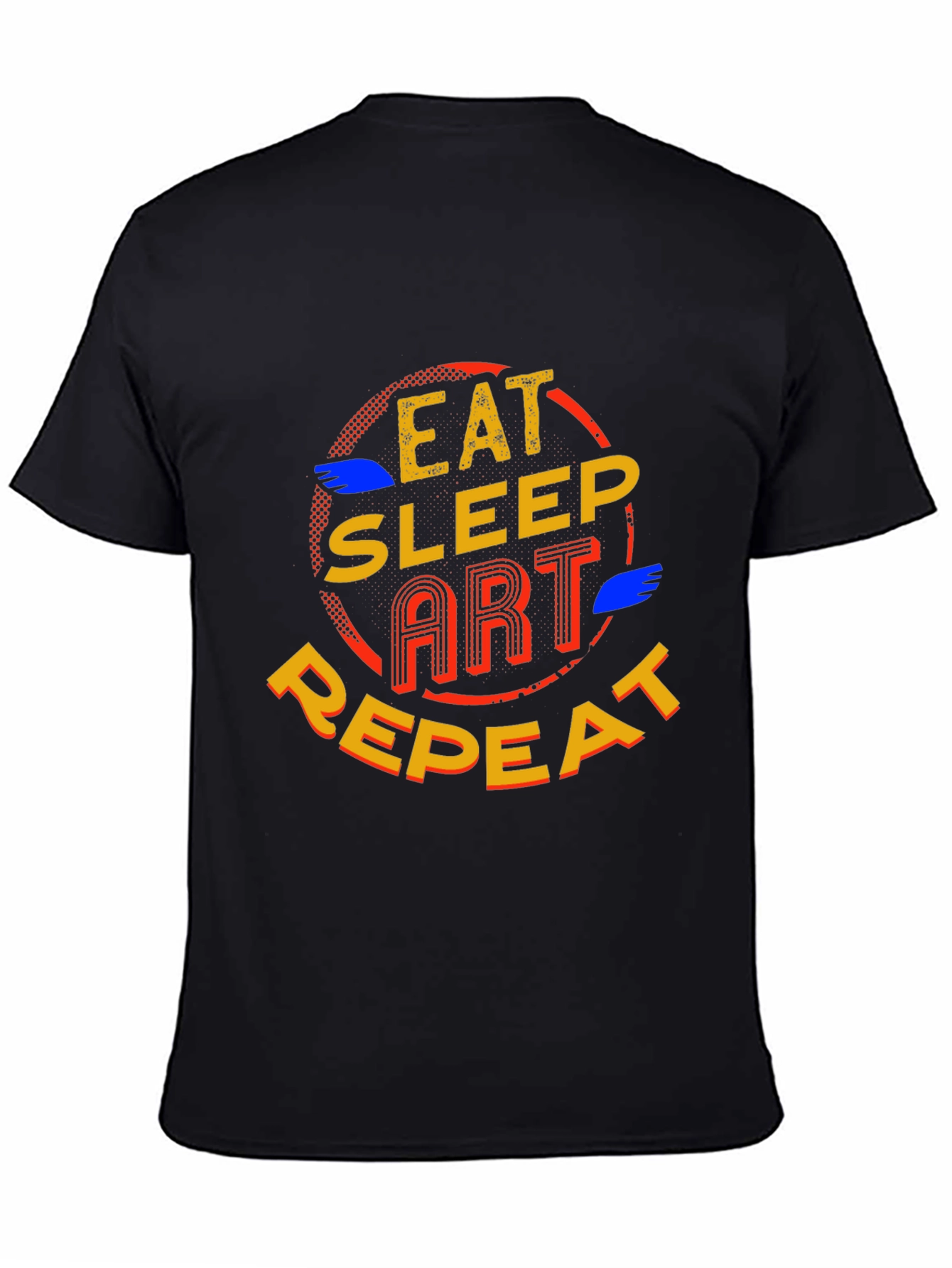 Eat Sleep Art Repeat Graphic Tee