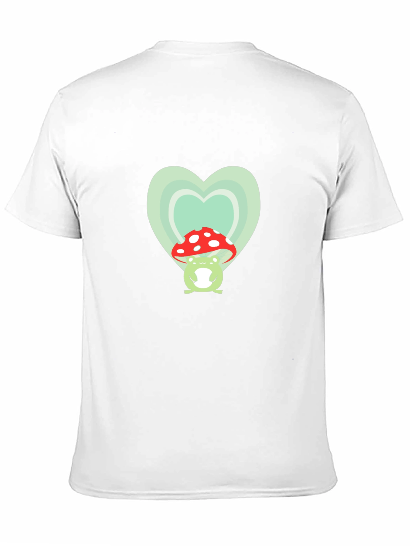 Frog Mushroom Heart Graphic Tee