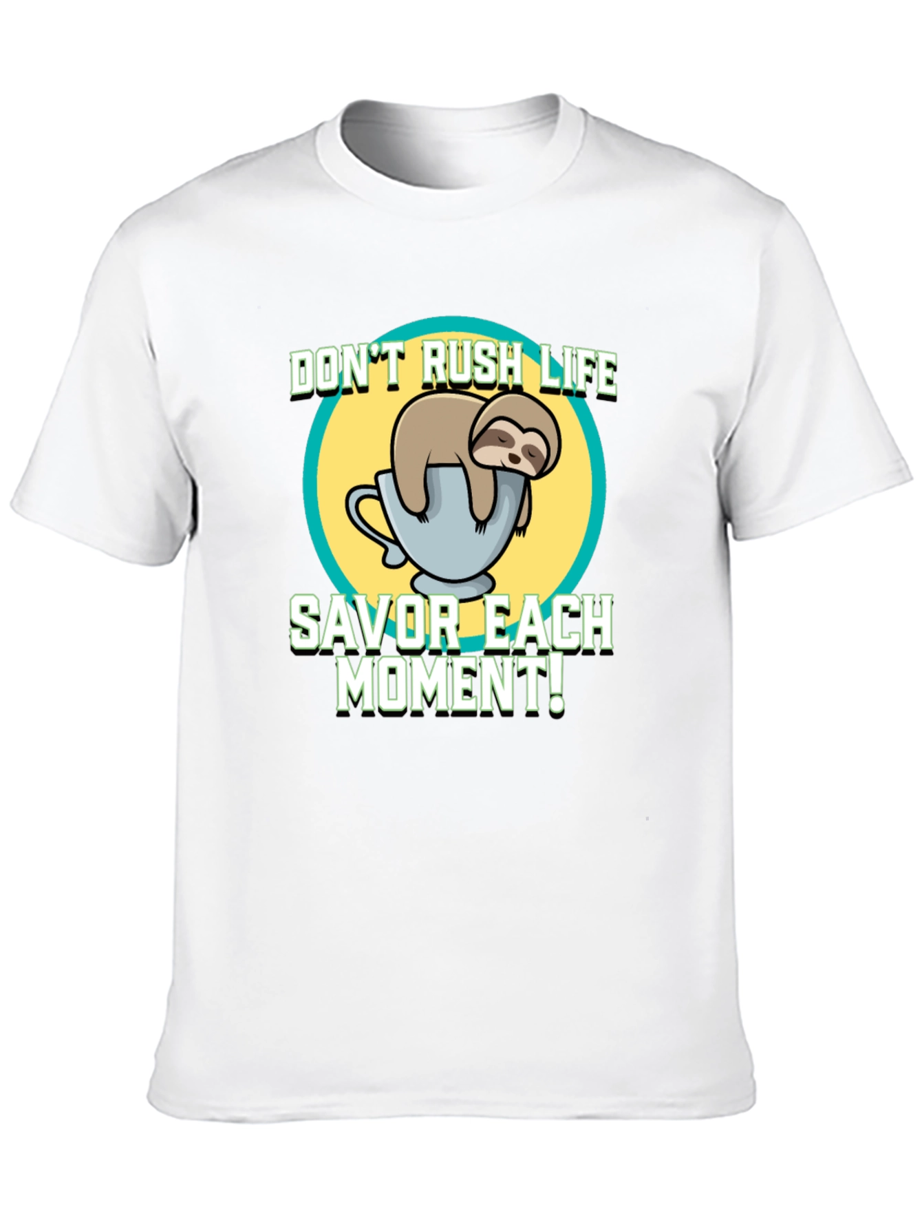 Sloth Savor the Moment T-Shirt - Relaxed Fit