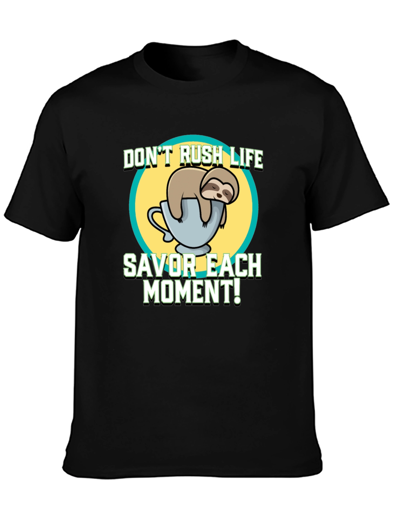 Sloth Savor the Moment T-Shirt - Relaxed Fit