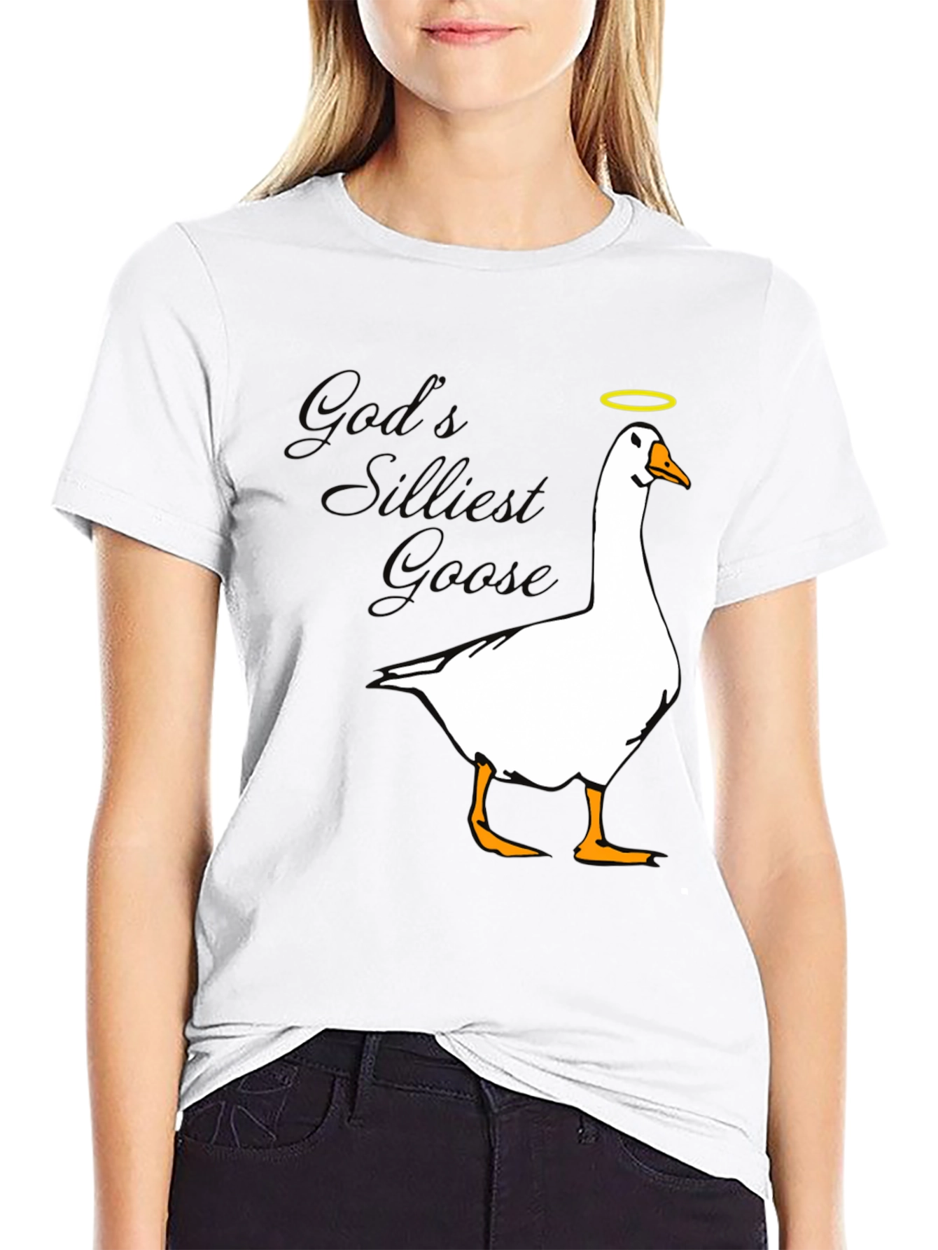 Gods Silliest Goose T-Shirt - Black