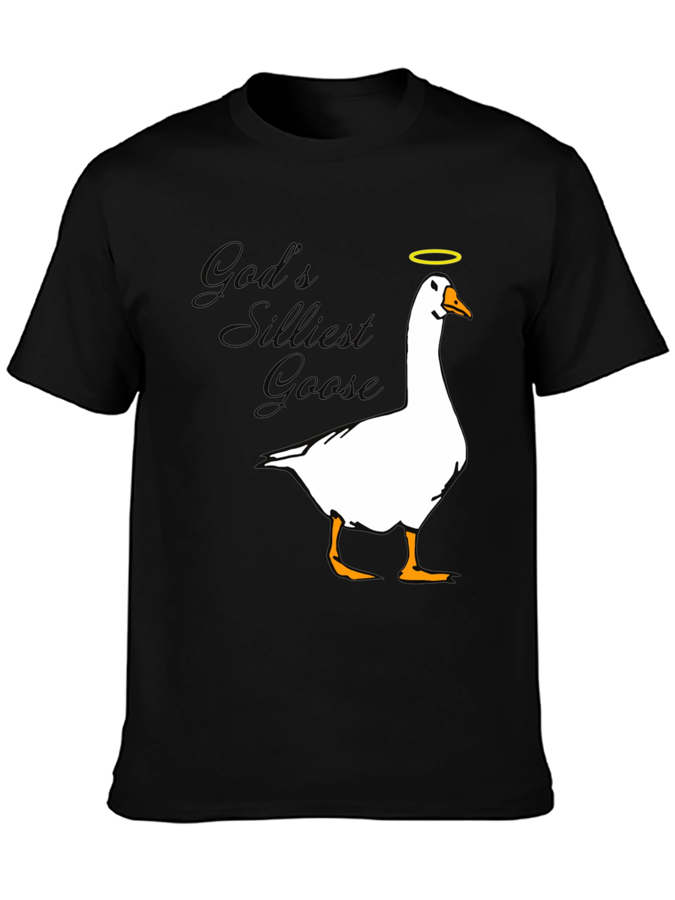 Gods Silliest Goose T-Shirt - Black