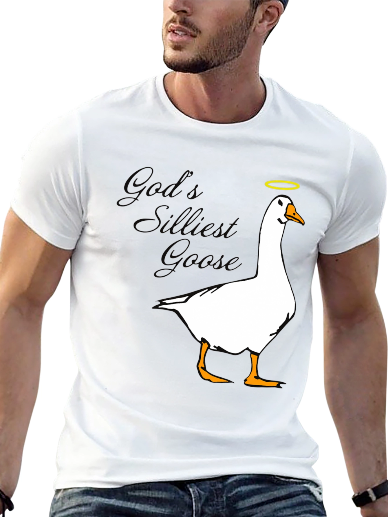 Gods Silliest Goose T-Shirt - Black