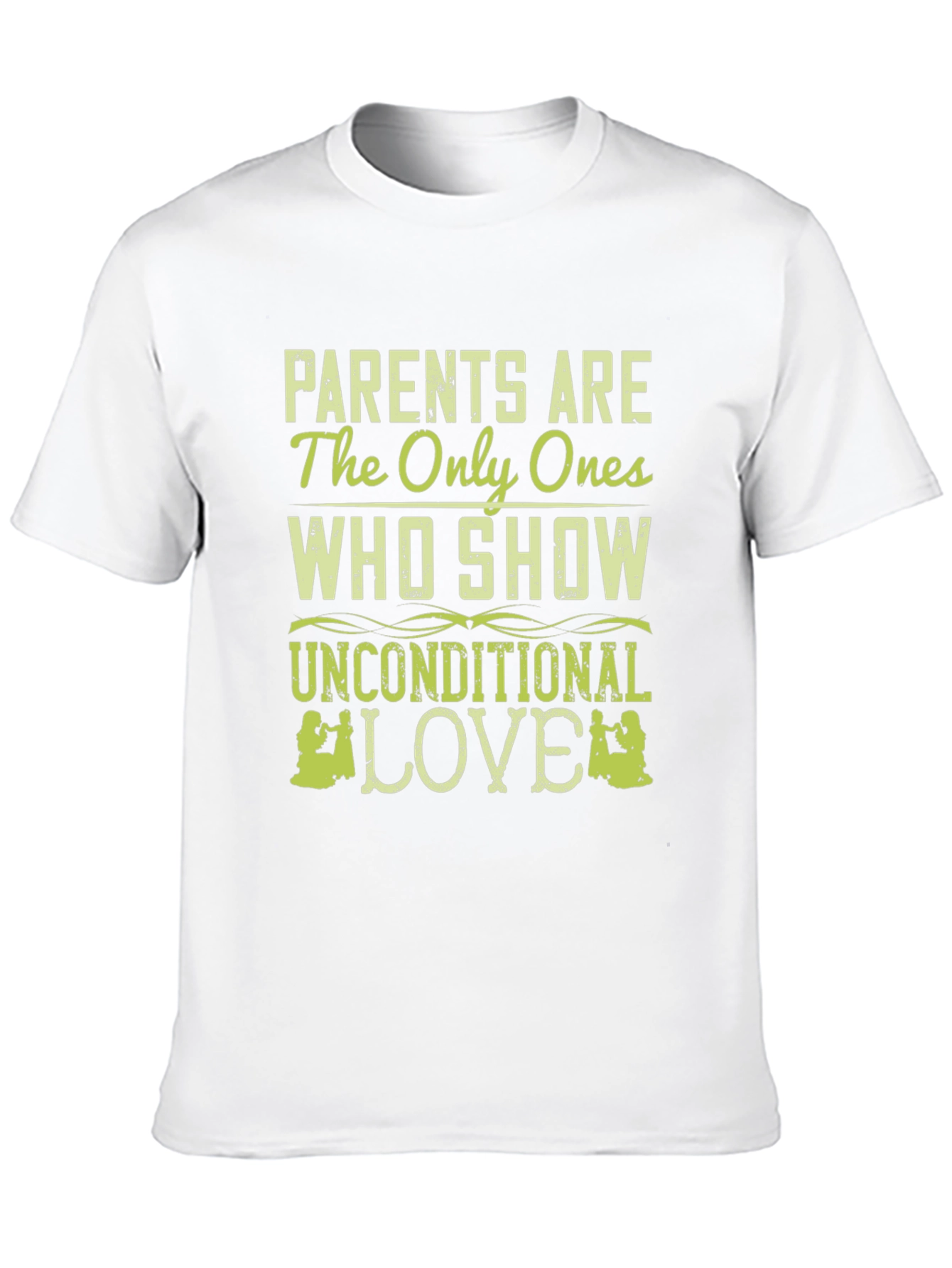 Parents Unconditional Love Black Tee