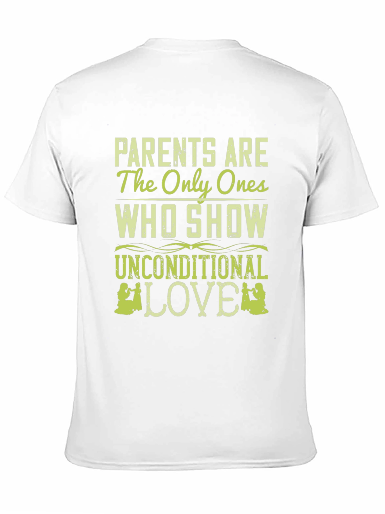 Parents Unconditional Love Black Tee