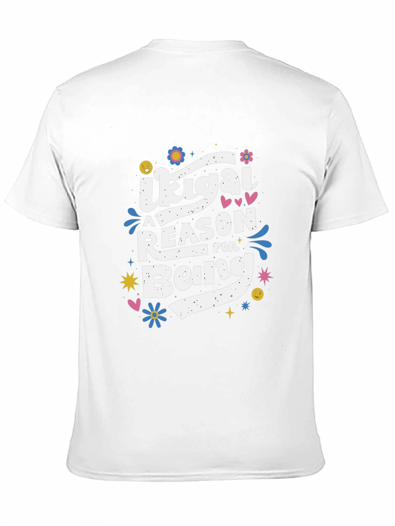 Ikigai Reason For Being Graphic T-Shirt - Black