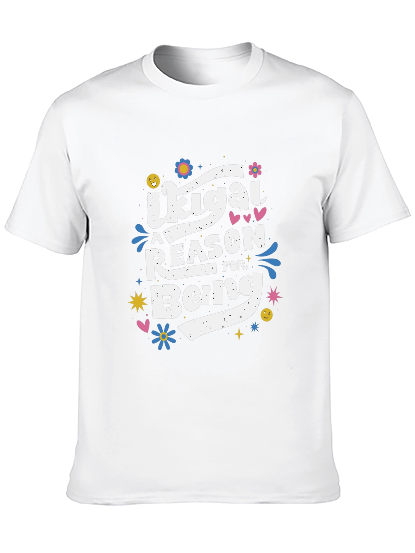 Ikigai Reason For Being Graphic T-Shirt - Black