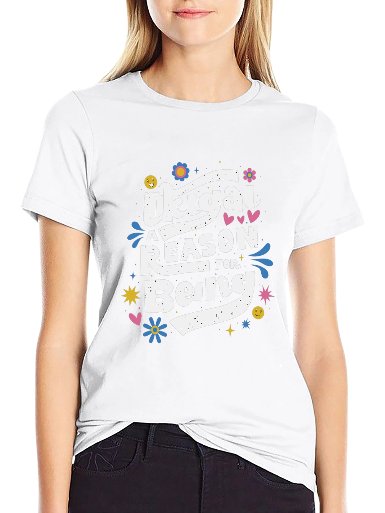 Ikigai Reason For Being Graphic T-Shirt - Black