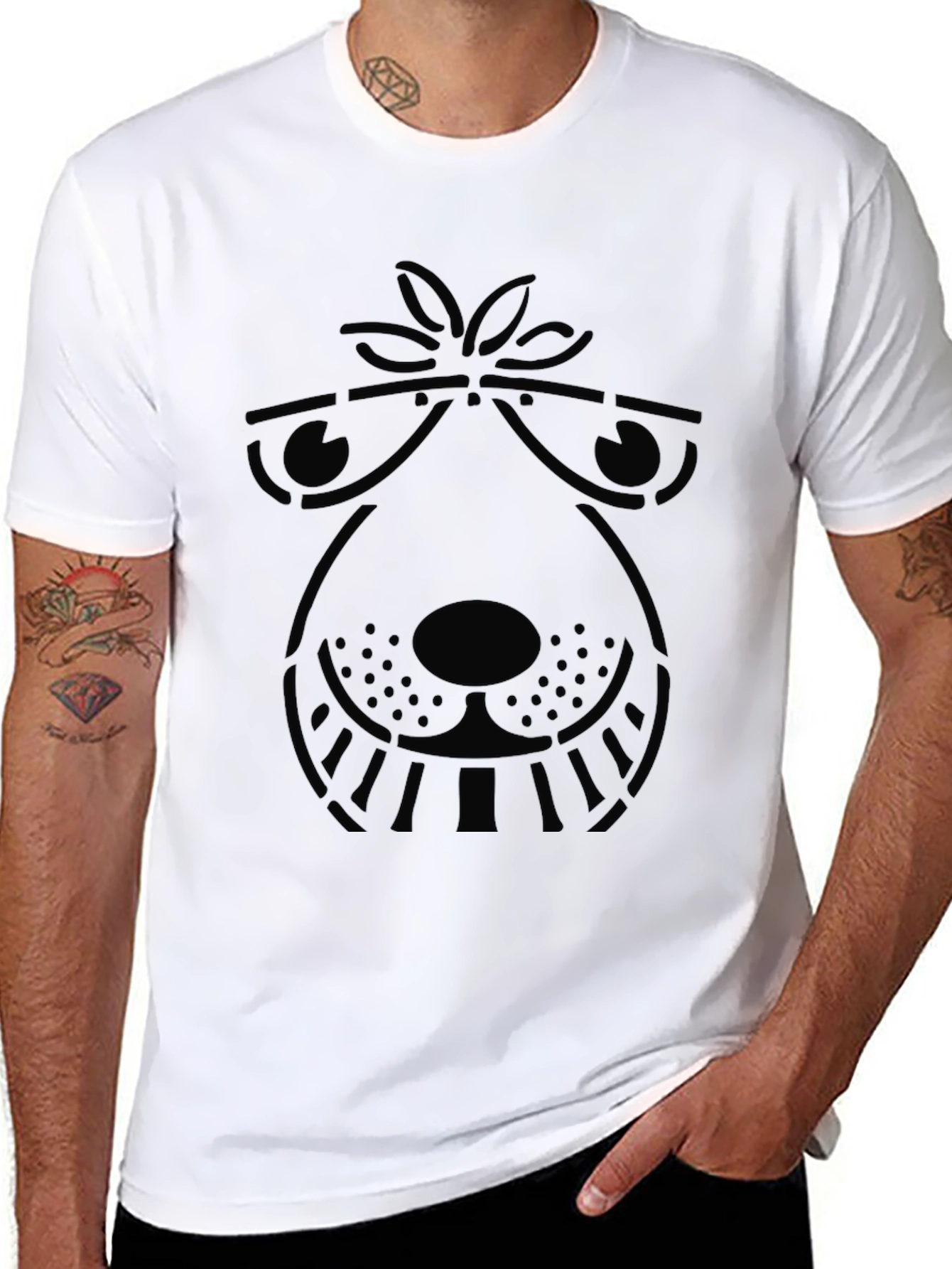 Funny Muppet Inspired Dog Tee