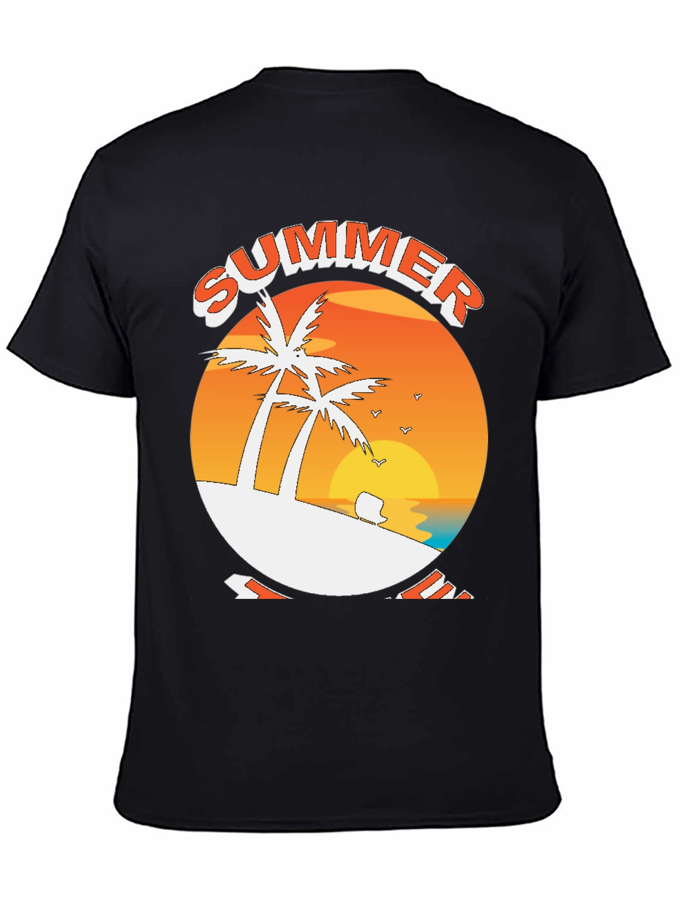 Summer Beach Palm Tree T-Shirt