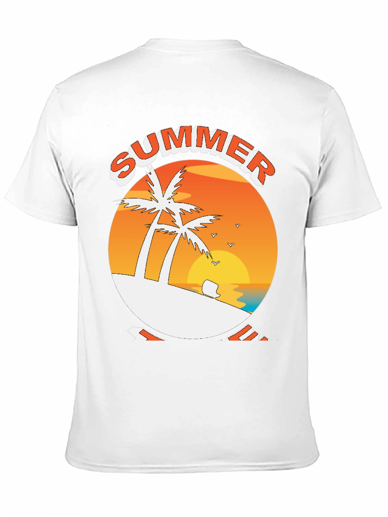Summer Beach Palm Tree T-Shirt