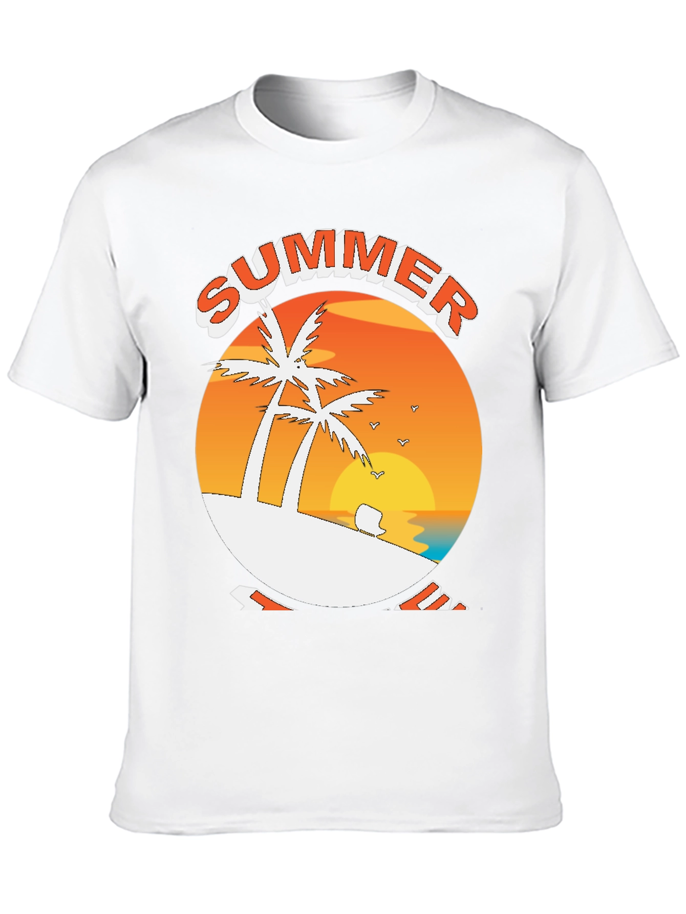 Summer Beach Palm Tree T-Shirt