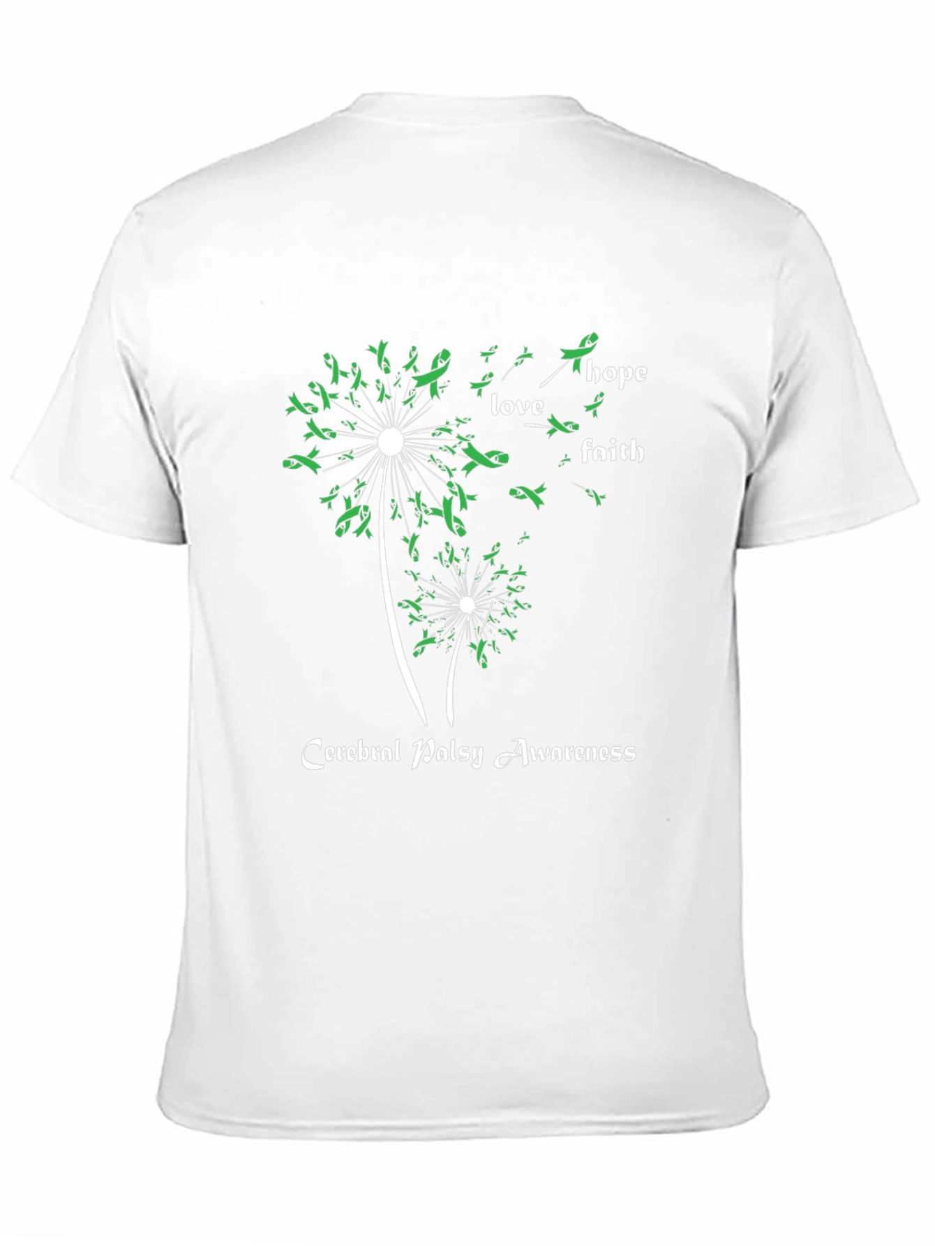 Cerebral Palsy Awareness Ribbon Dandelion T-Shirt