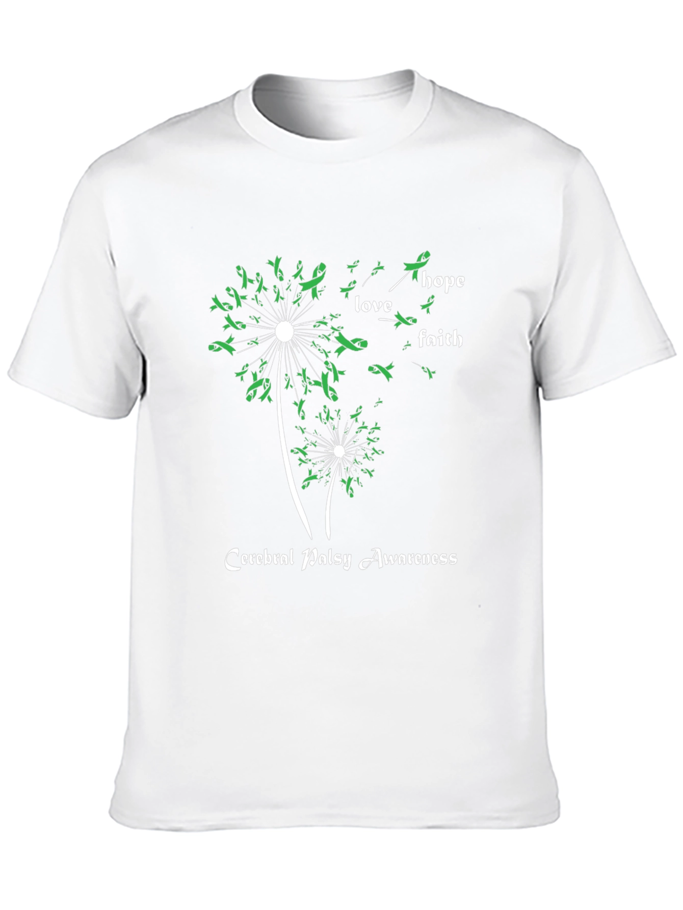 Cerebral Palsy Awareness Ribbon Dandelion T-Shirt