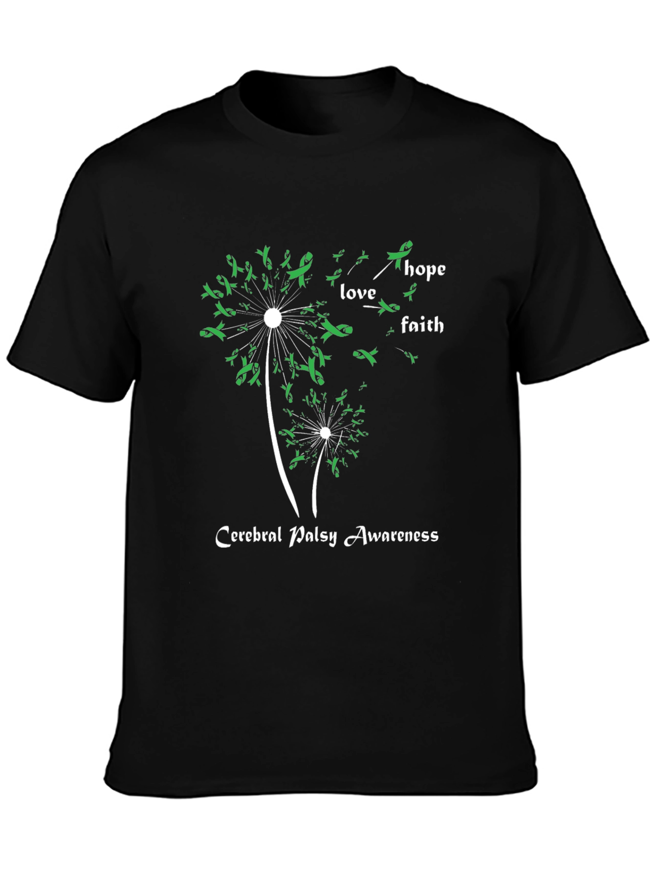 Cerebral Palsy Awareness Ribbon Dandelion T-Shirt
