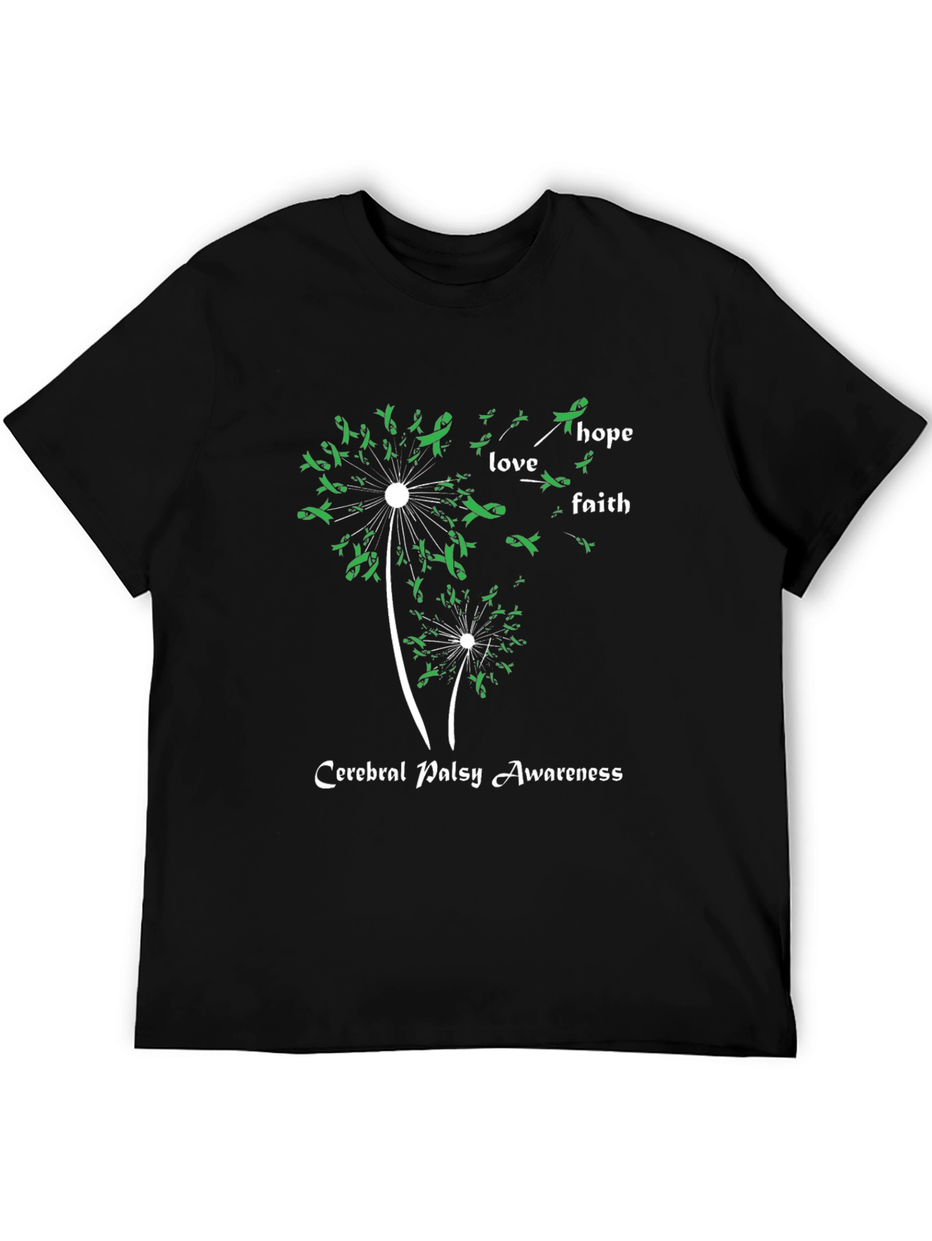 Cerebral Palsy Awareness Ribbon Dandelion T-Shirt