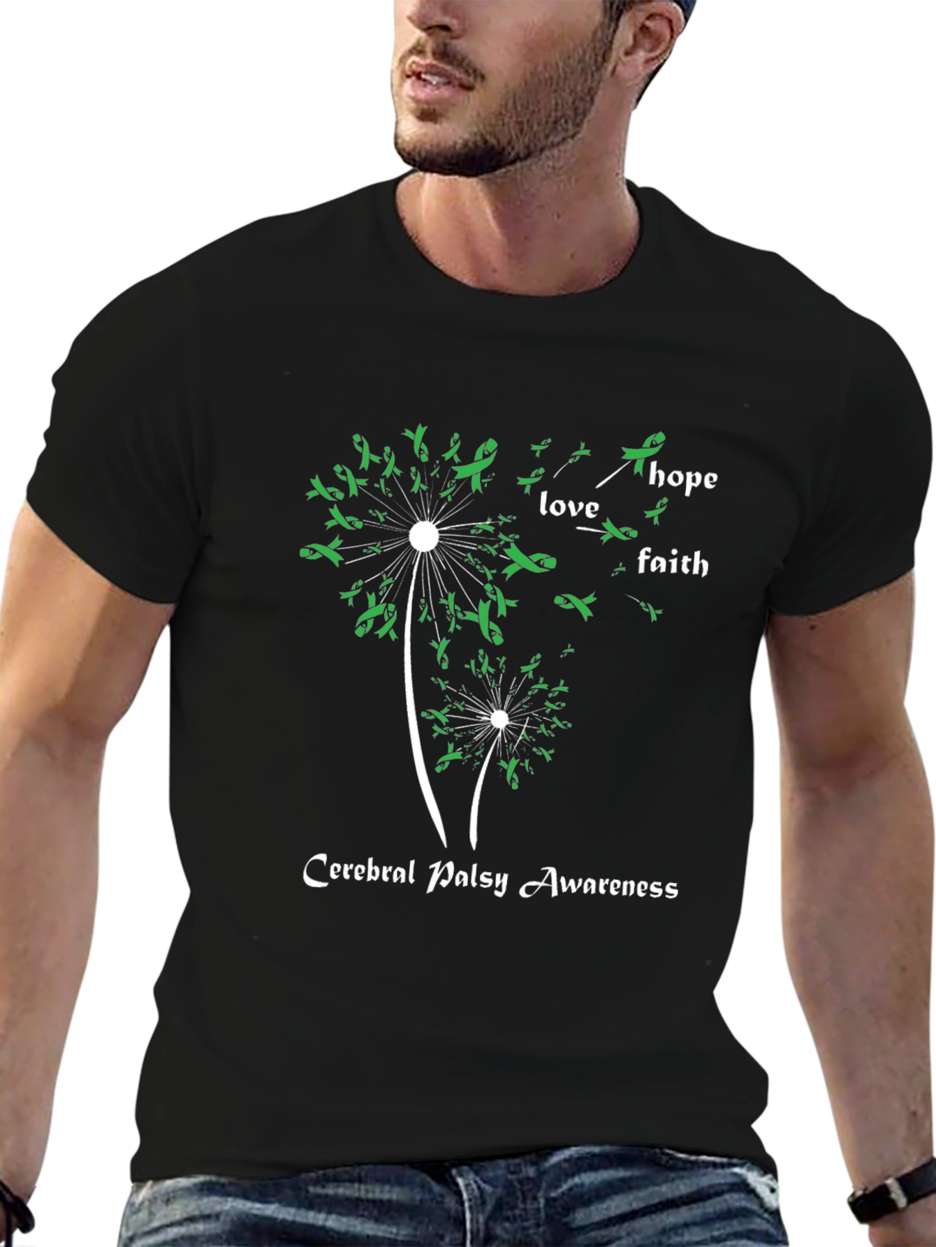 Cerebral Palsy Awareness Ribbon Dandelion T-Shirt