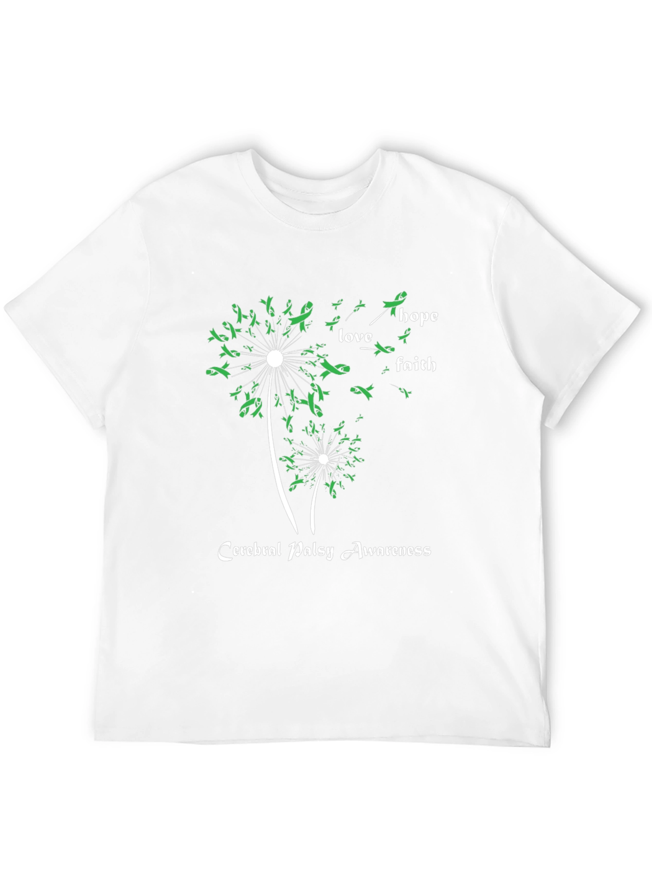 Cerebral Palsy Awareness Ribbon Dandelion T-Shirt