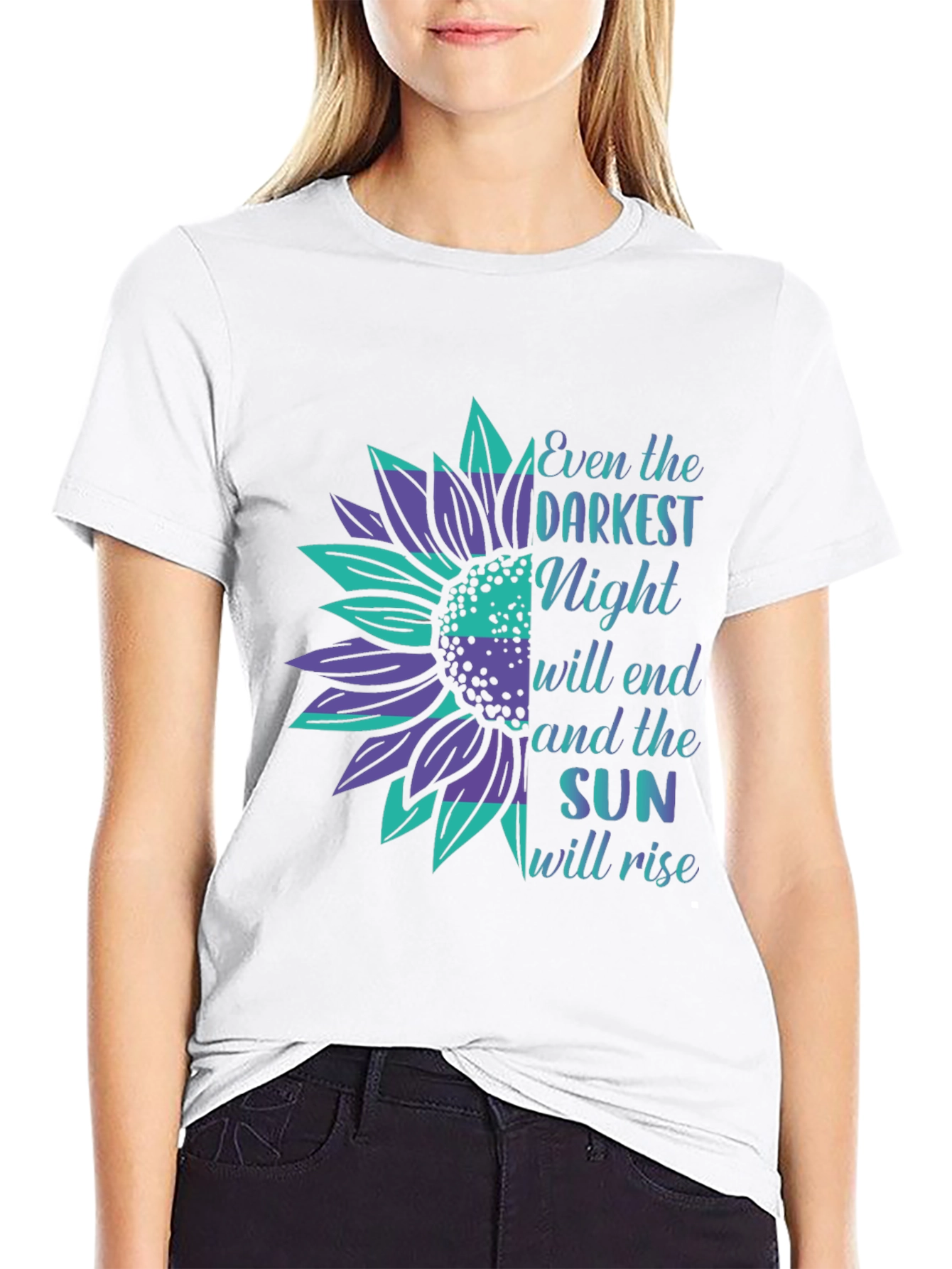 Hopeful Sunflower Graphic Tee