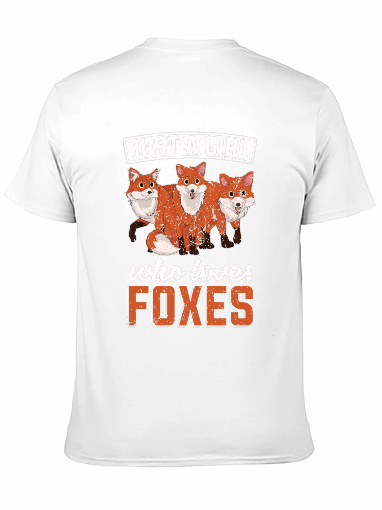 Just A Girl Who Loves Foxes Graphic T-Shirt