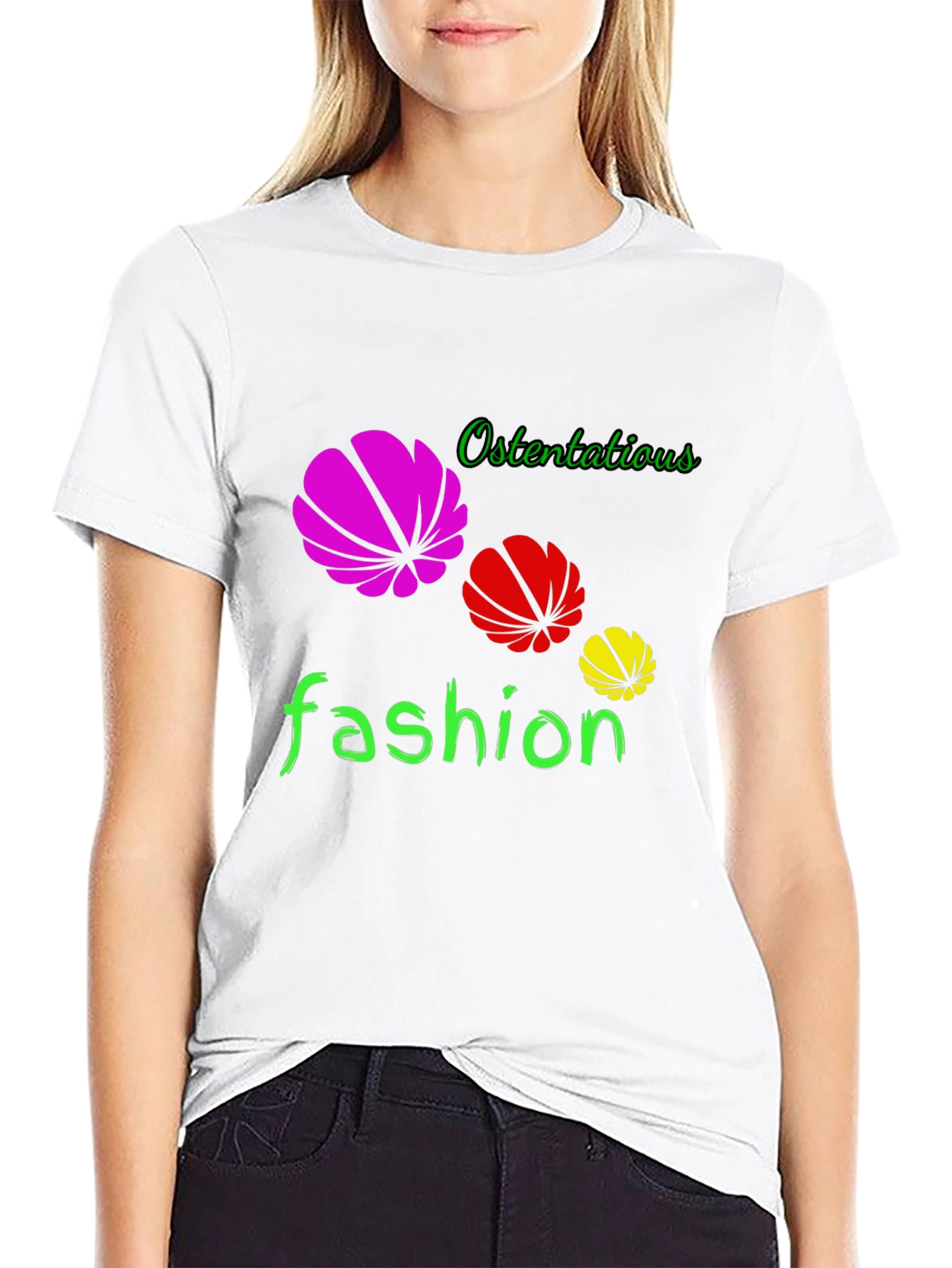 Ostentatious Fashion Black T-Shirt