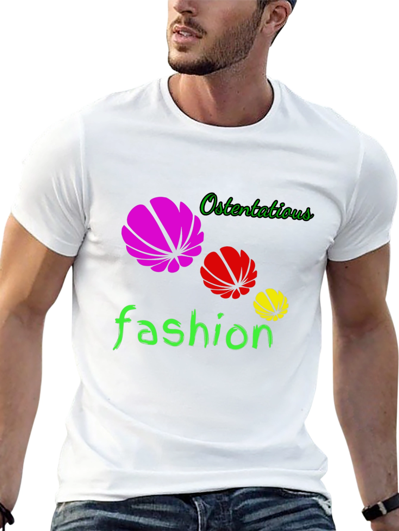 Ostentatious Fashion Black T-Shirt