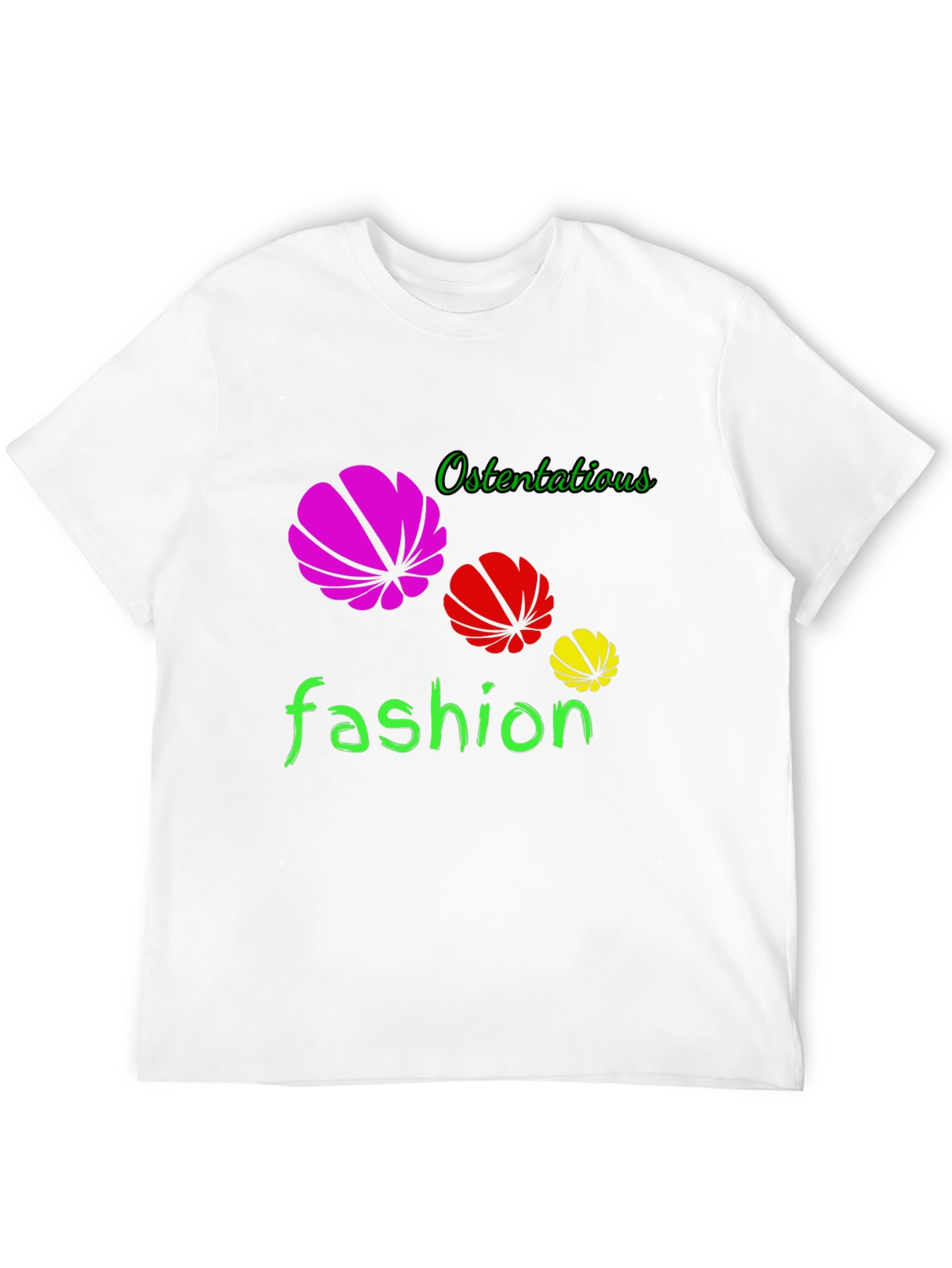 Ostentatious Fashion Black T-Shirt