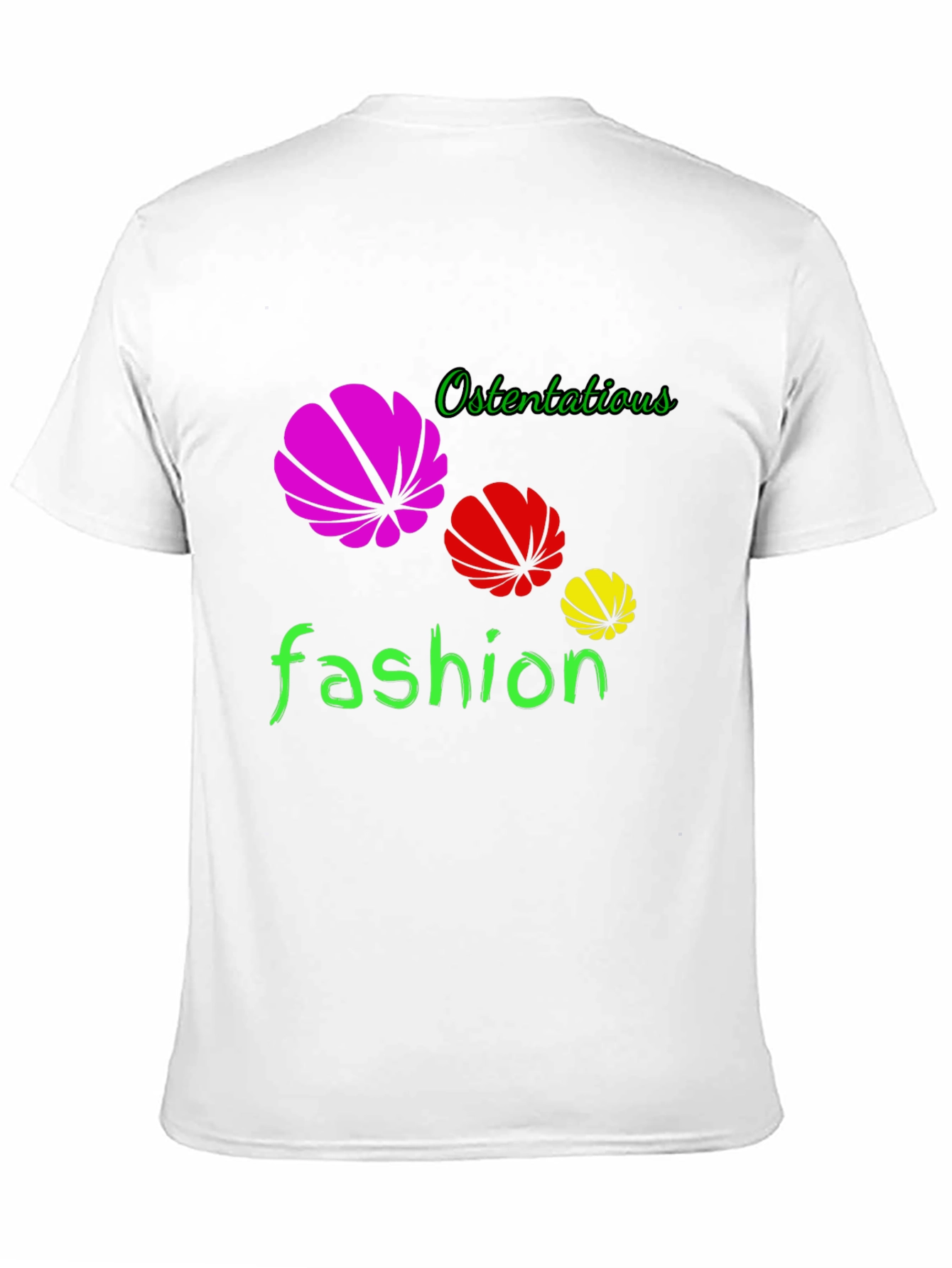 Ostentatious Fashion Black T-Shirt