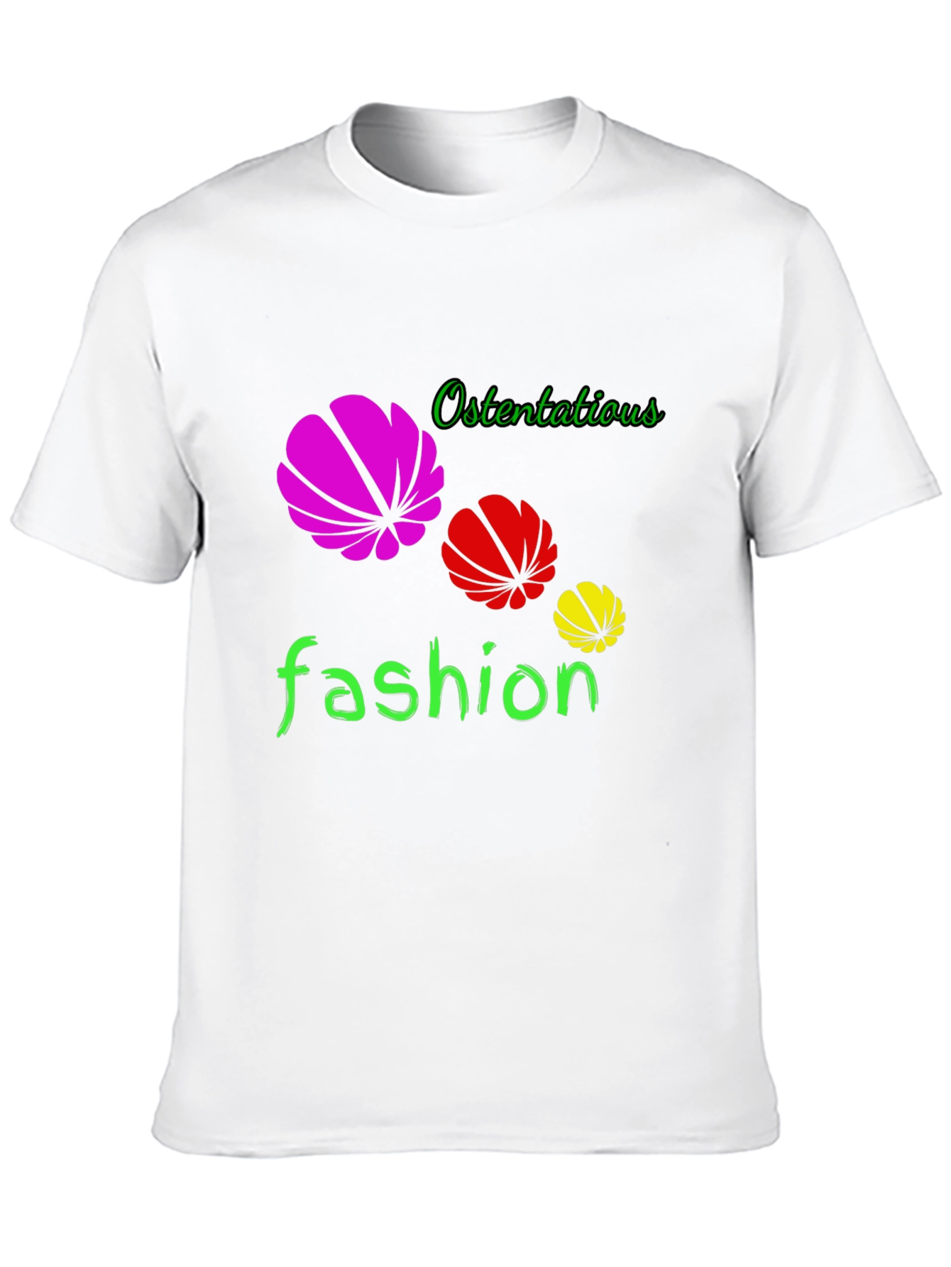 Ostentatious Fashion Black T-Shirt