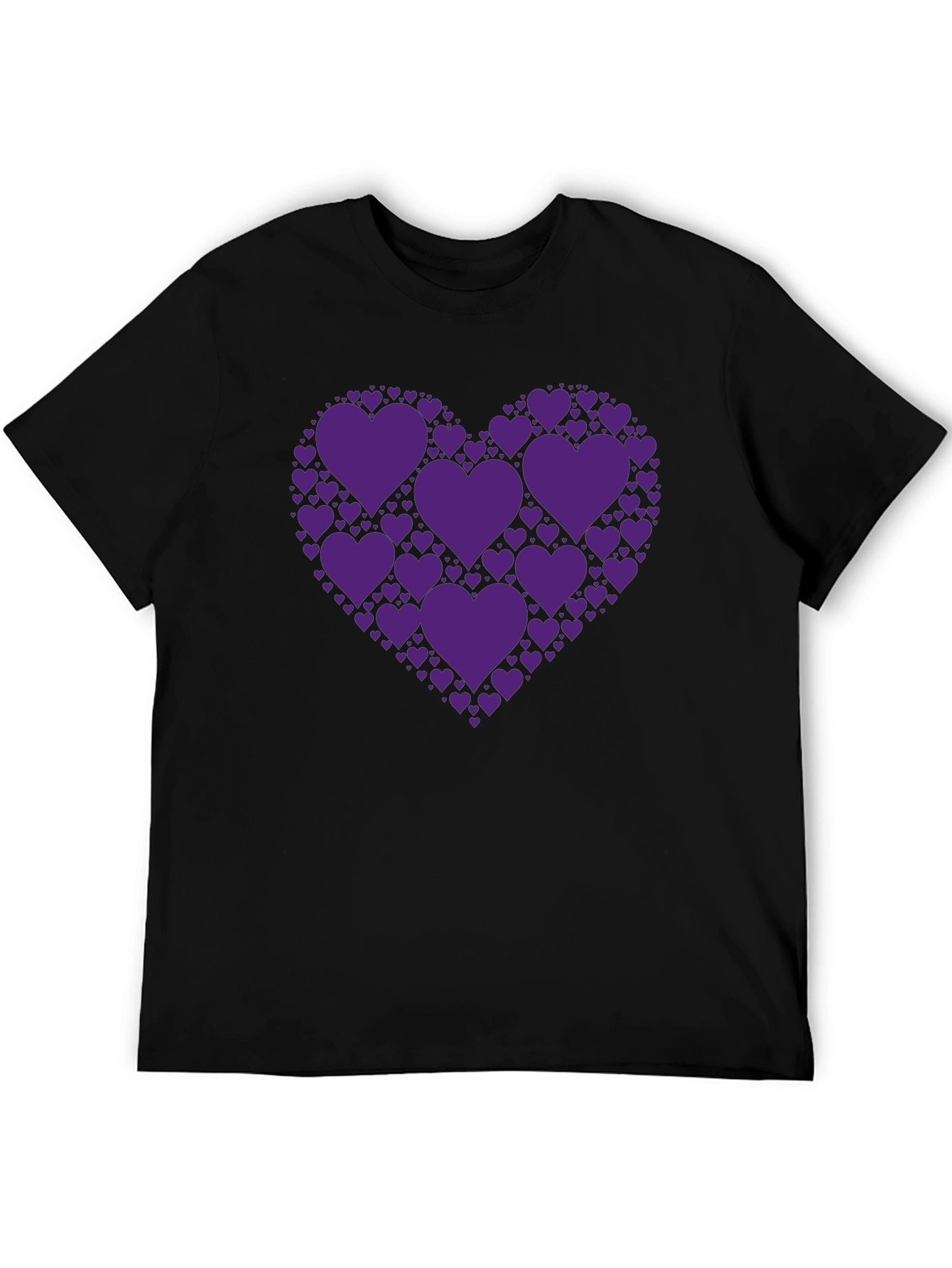 Heart of Hearts Black T-Shirt