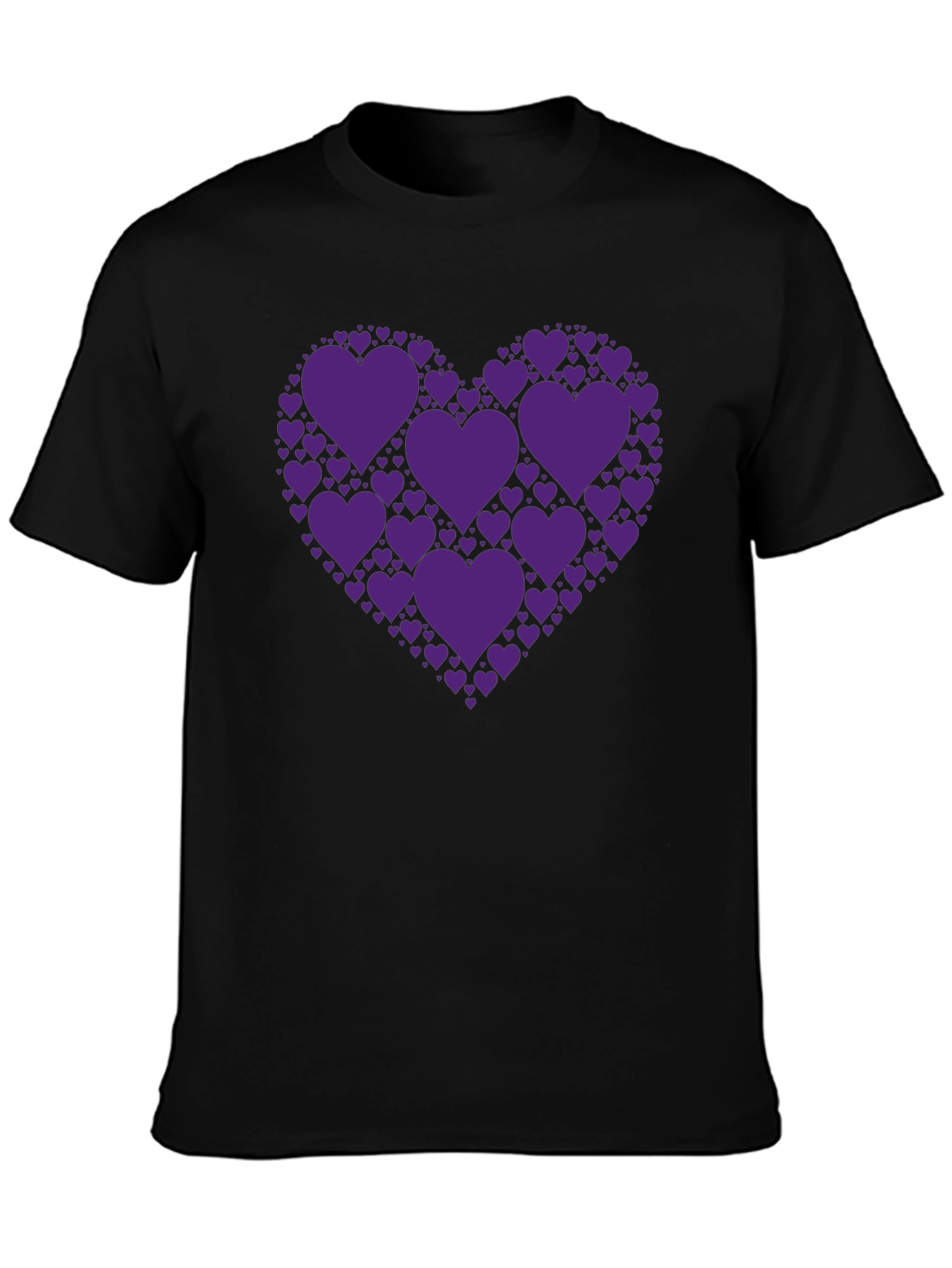 Heart of Hearts Black T-Shirt