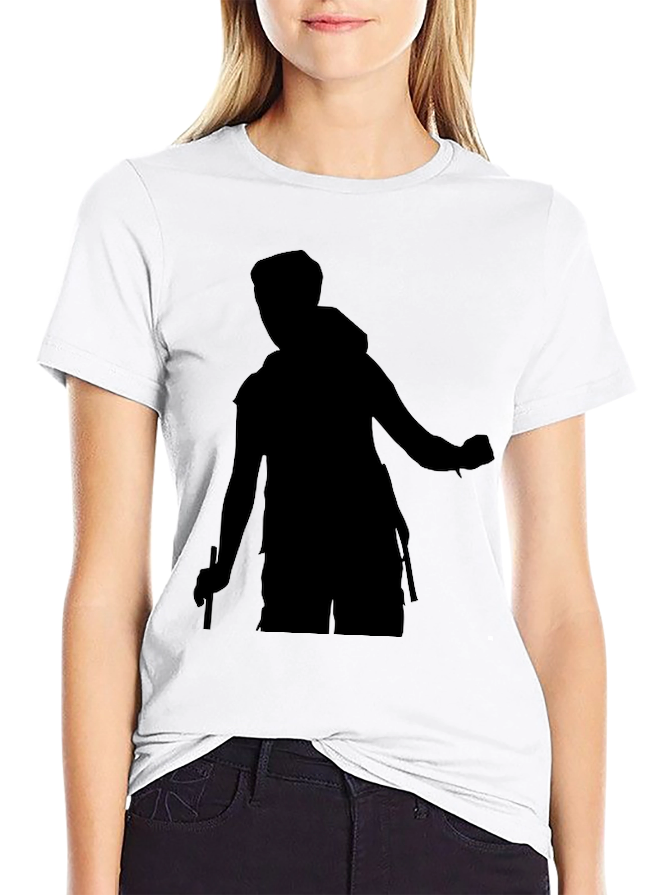 Black Silhouette Hiker T-Shirt