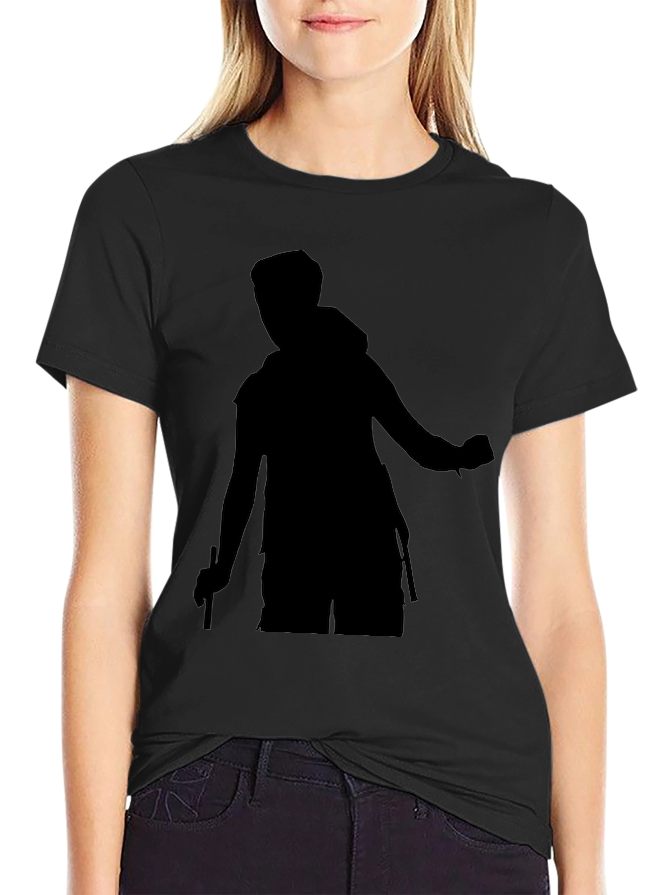 Black Silhouette Hiker T-Shirt