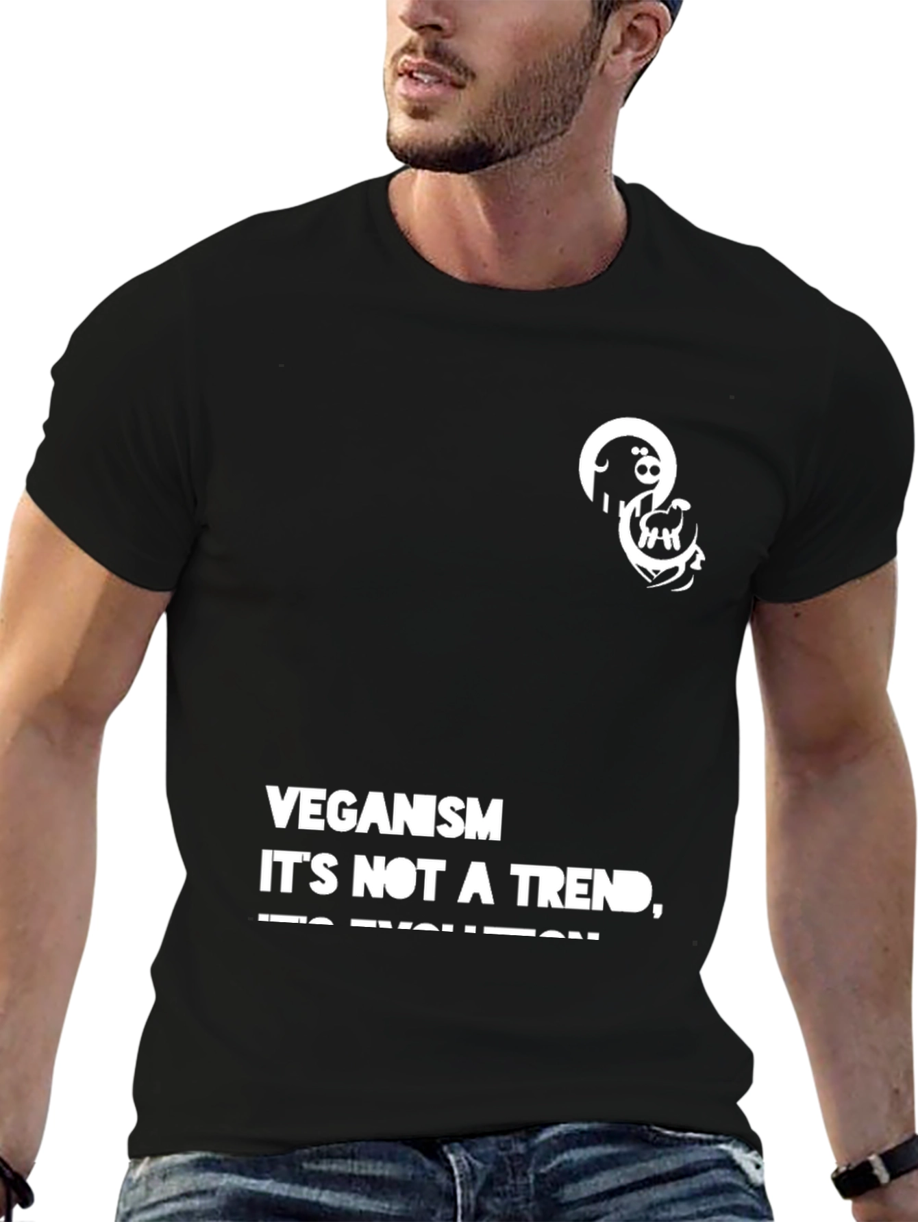 Veganism Evolution Graphic Tee