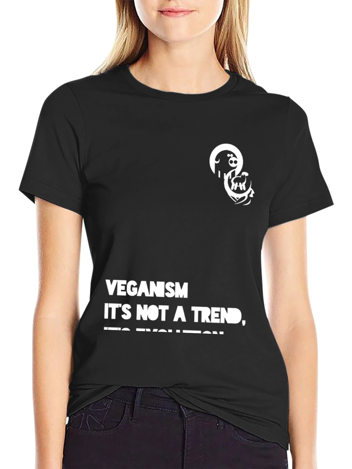Veganism Evolution Graphic Tee