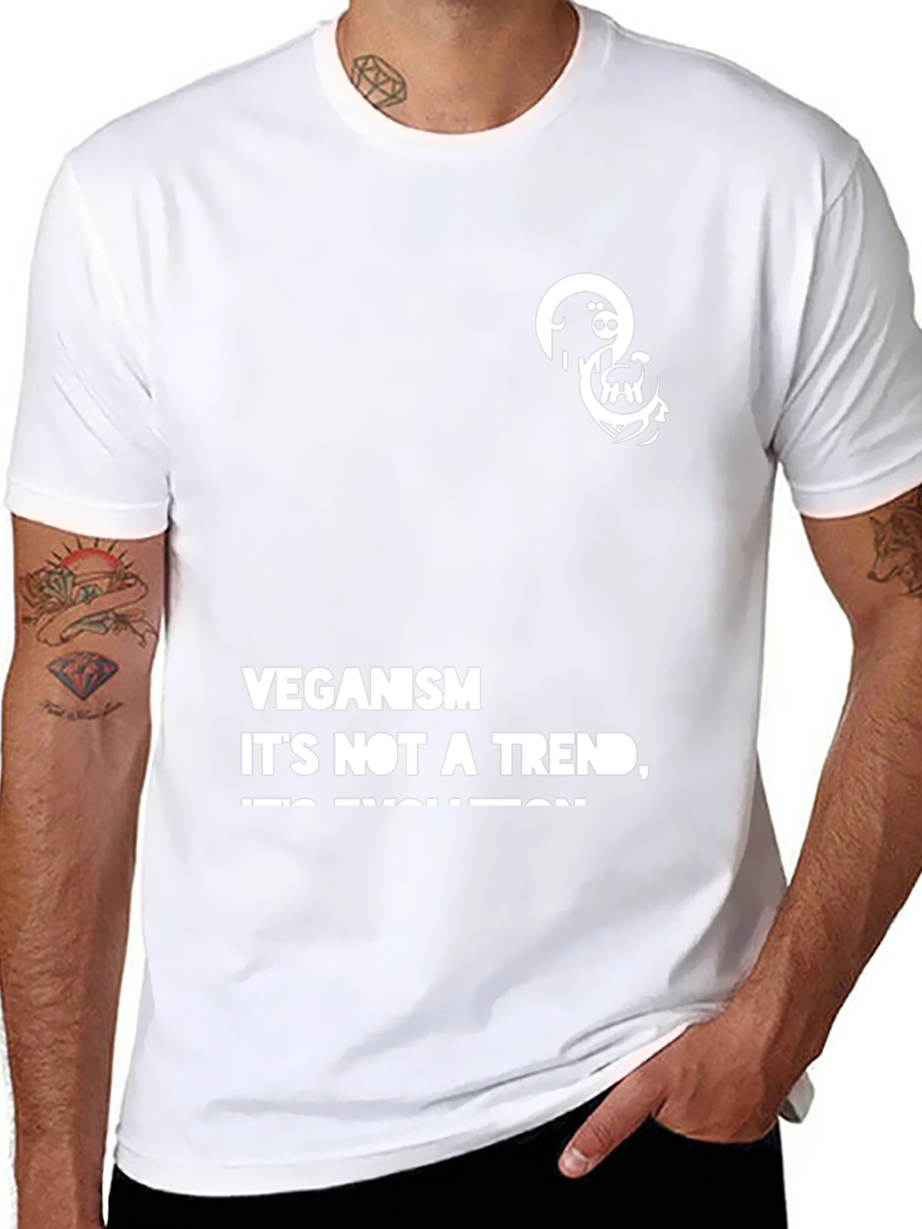 Veganism Evolution Graphic Tee