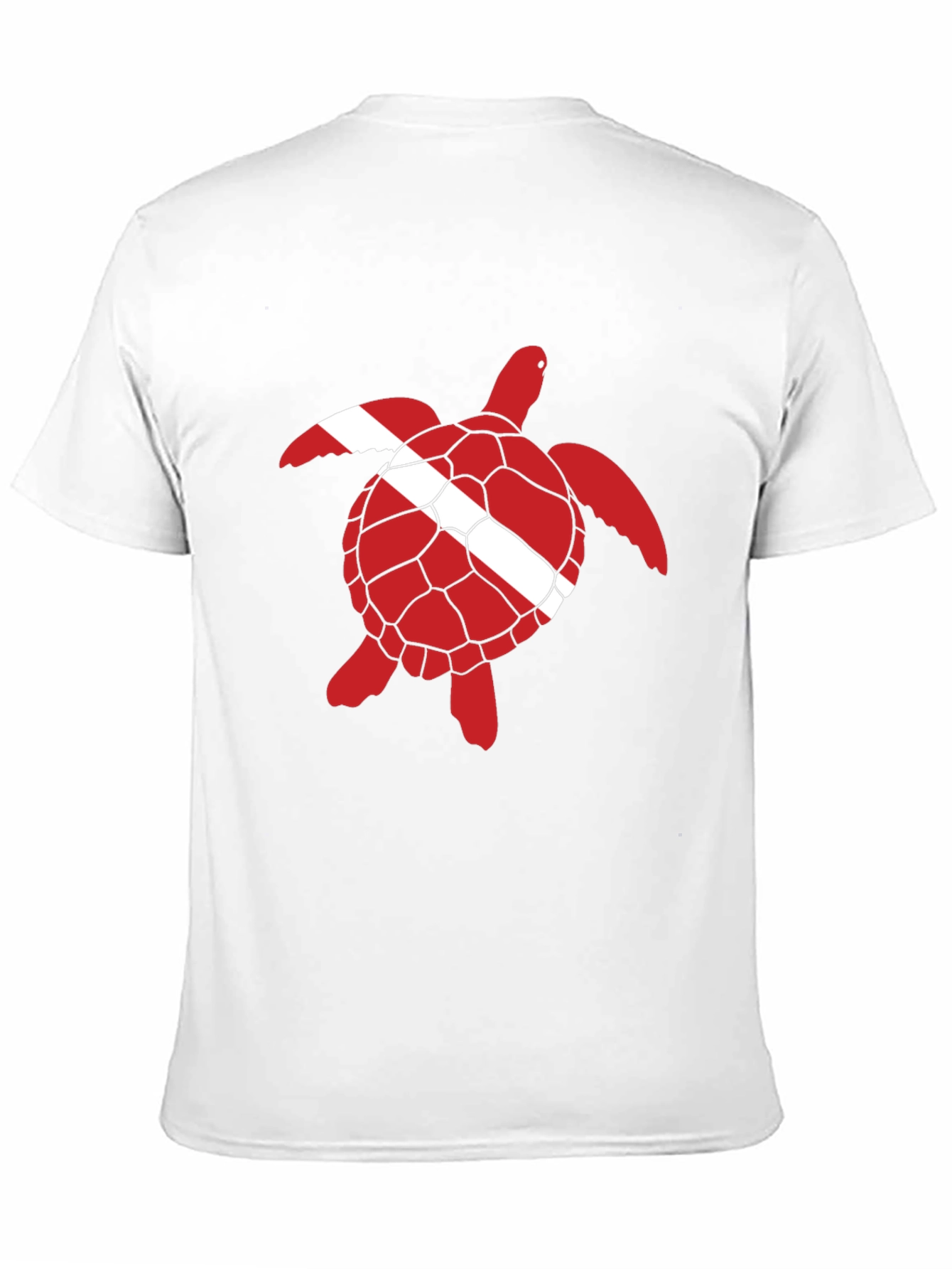 Diving Turtle Black T-Shirt