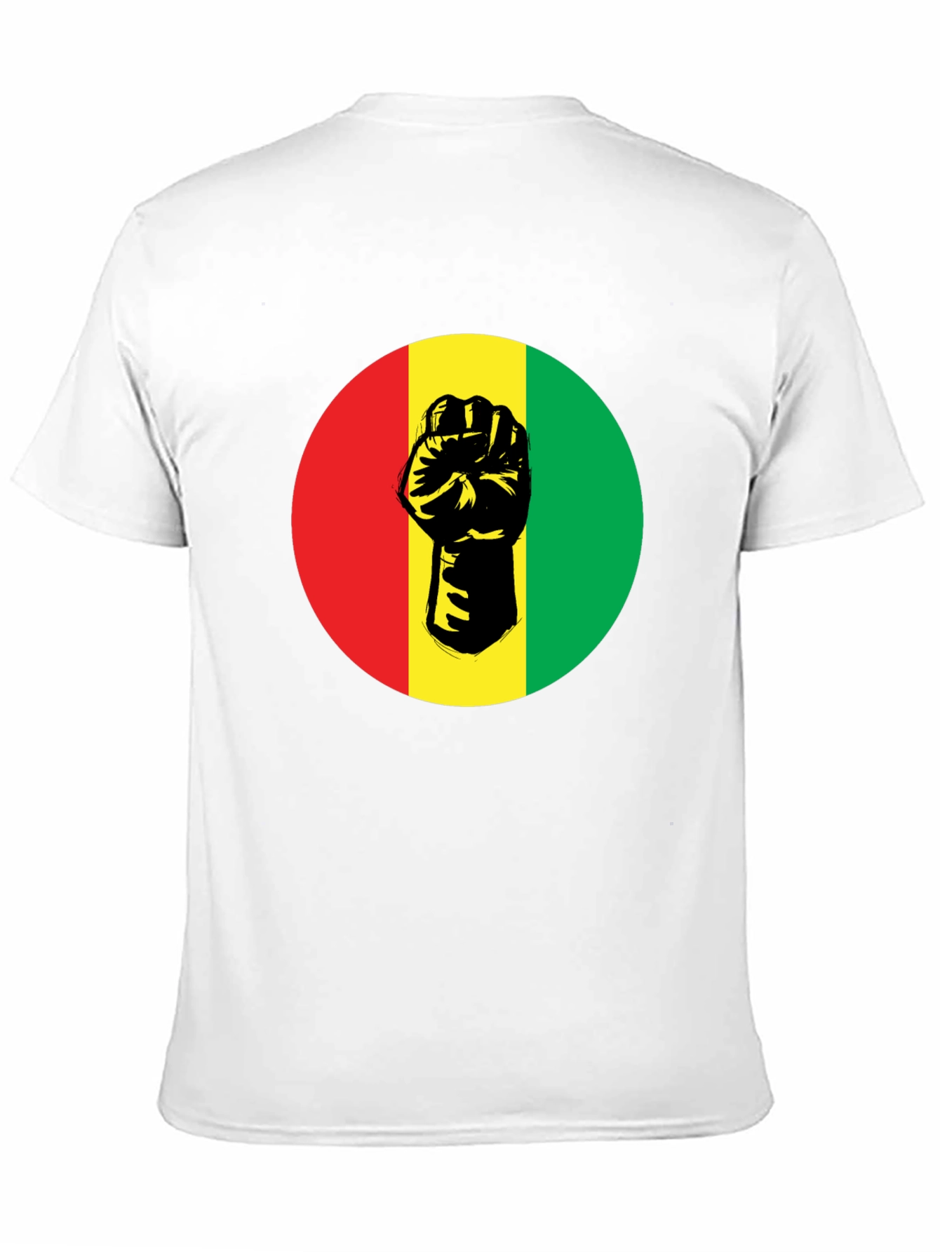 Pan-African Fist Graphic Tee - Black