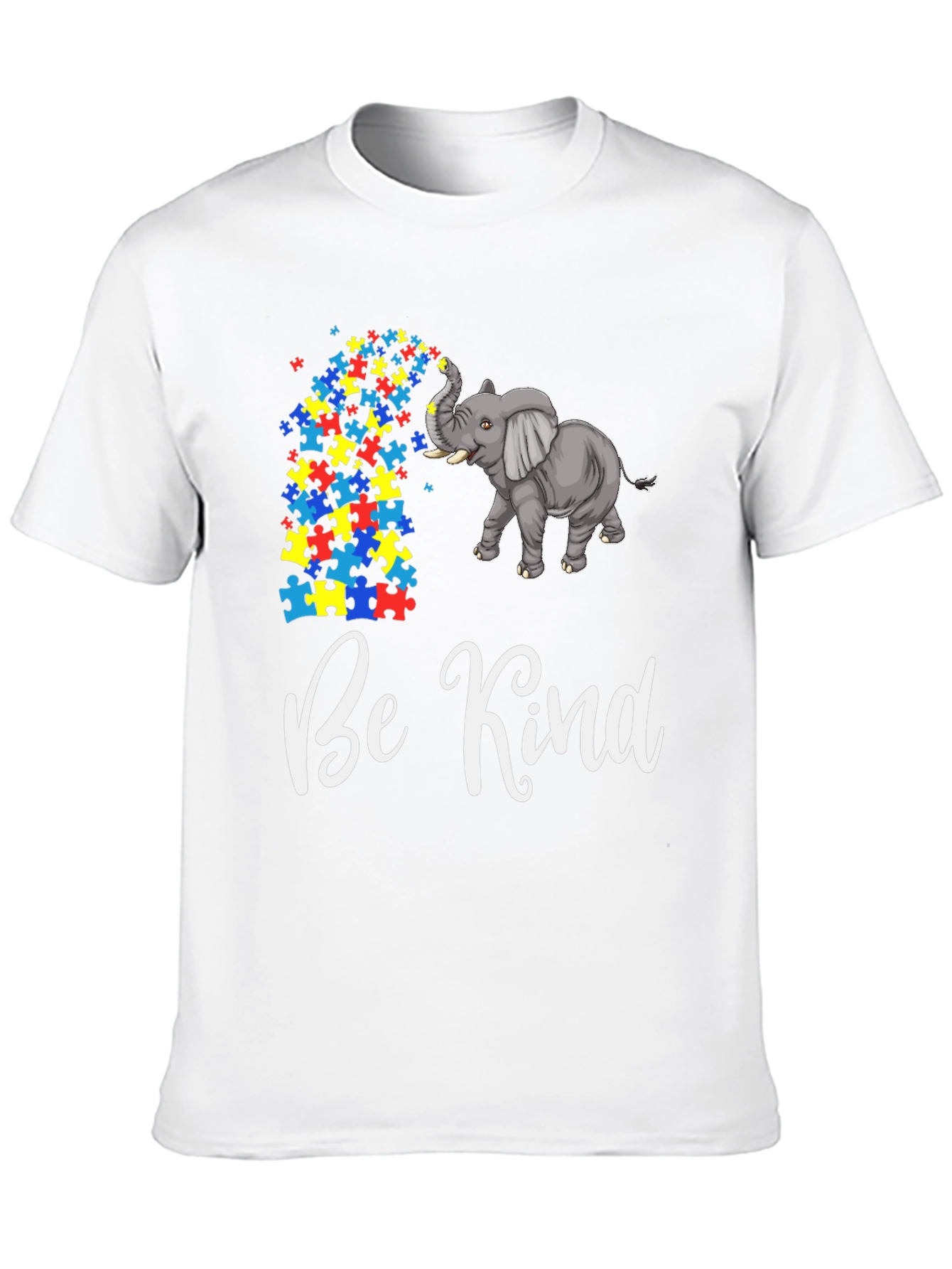 Be Kind Elephant Autism Awareness T-Shirt
