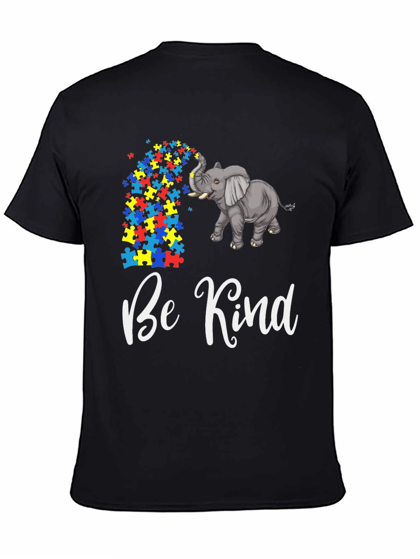 Be Kind Elephant Autism Awareness T-Shirt