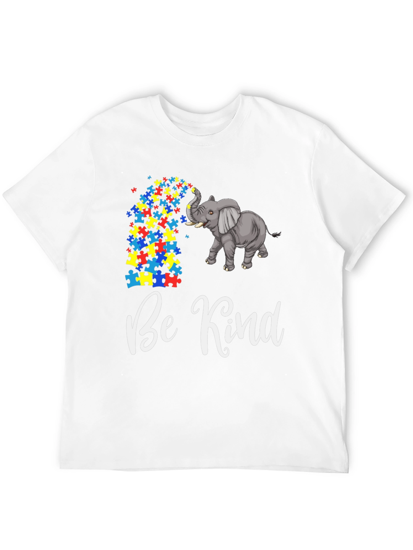 Be Kind Elephant Autism Awareness T-Shirt