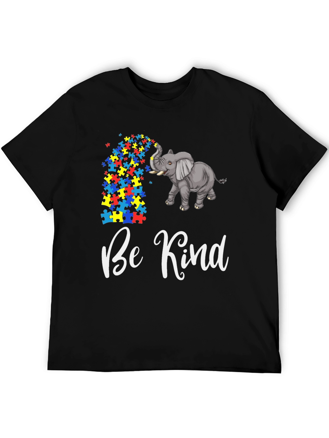 Be Kind Elephant Autism Awareness T-Shirt