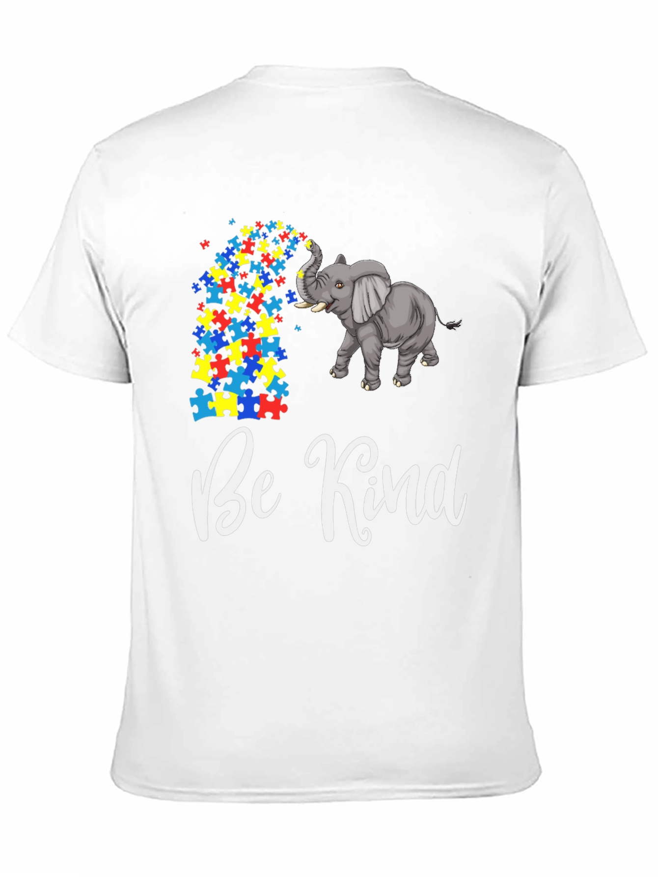Be Kind Elephant Autism Awareness T-Shirt
