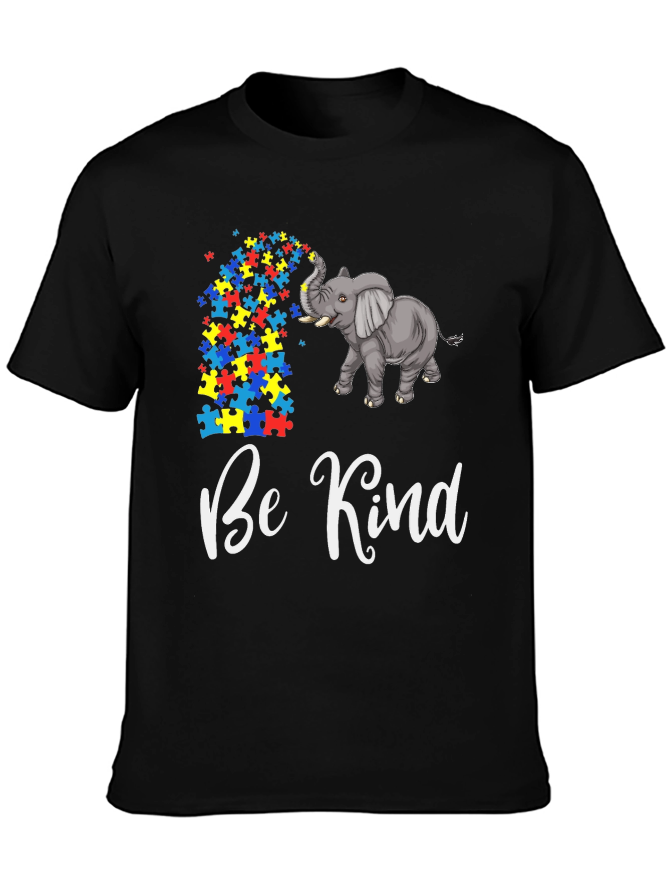 Be Kind Elephant Autism Awareness T-Shirt