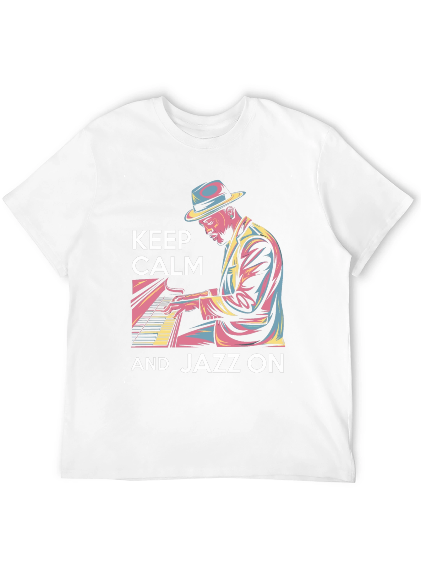 Keep Calm and Jazz On Graphic Tee